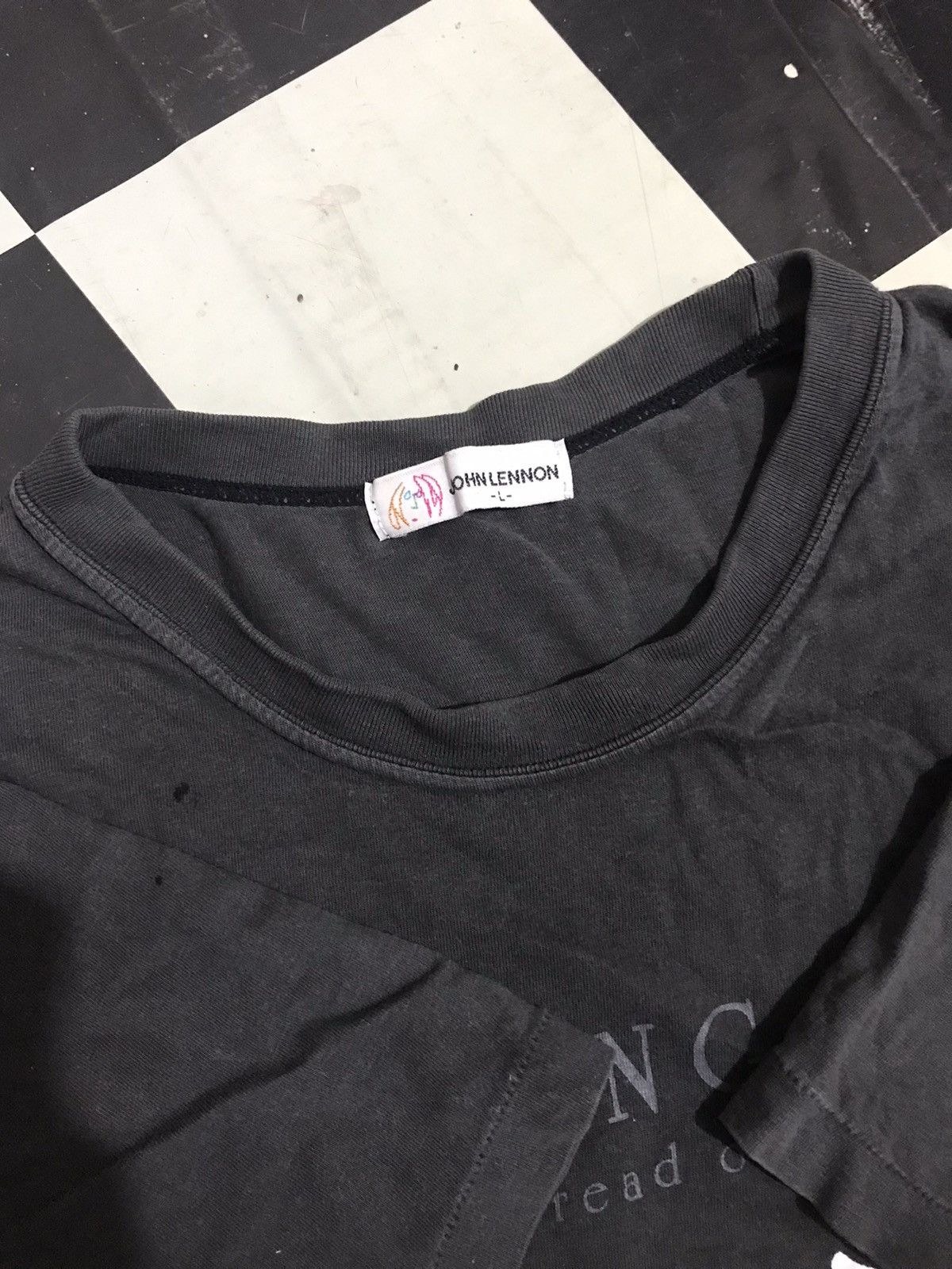 Band Tees × Vintage VINTAGE 90s JHON LENNON STARTING OVER TSHIRT Size US L / EU 52-54 / 3 - 5 Thumbnail