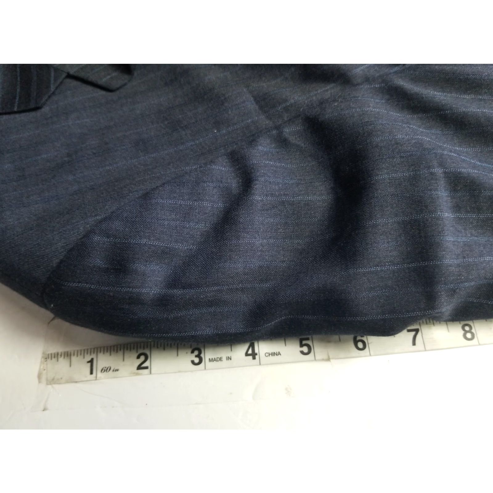 Nordstrom Hickey Freeman Blazer Wool Sport Coat Blue 48R Men Regular Jacket 2 Piece Tweed Business Size 48R - 7 Thumbnail