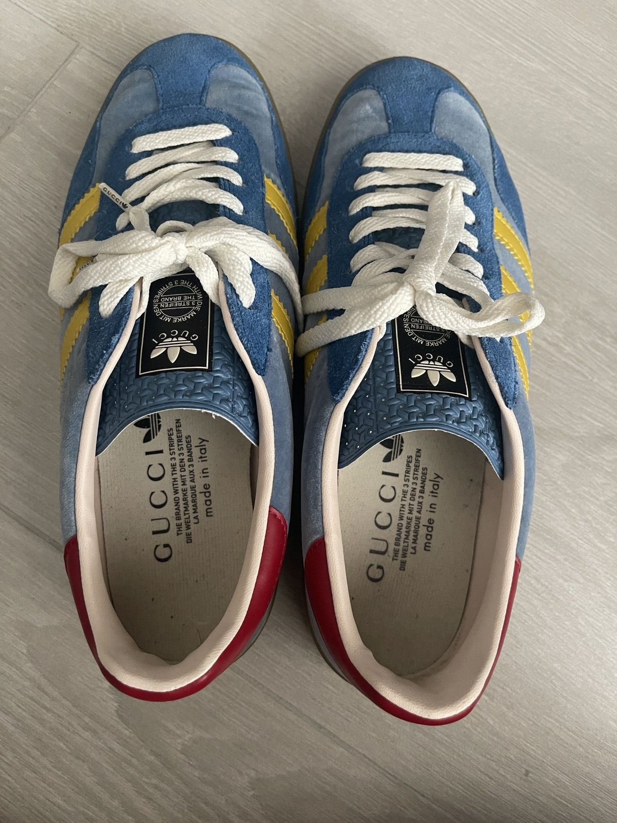 Adidas × Gucci Adidas Gucci Gazelle Blue Size US 7.5 / EU 40-41 - 4 Thumbnail