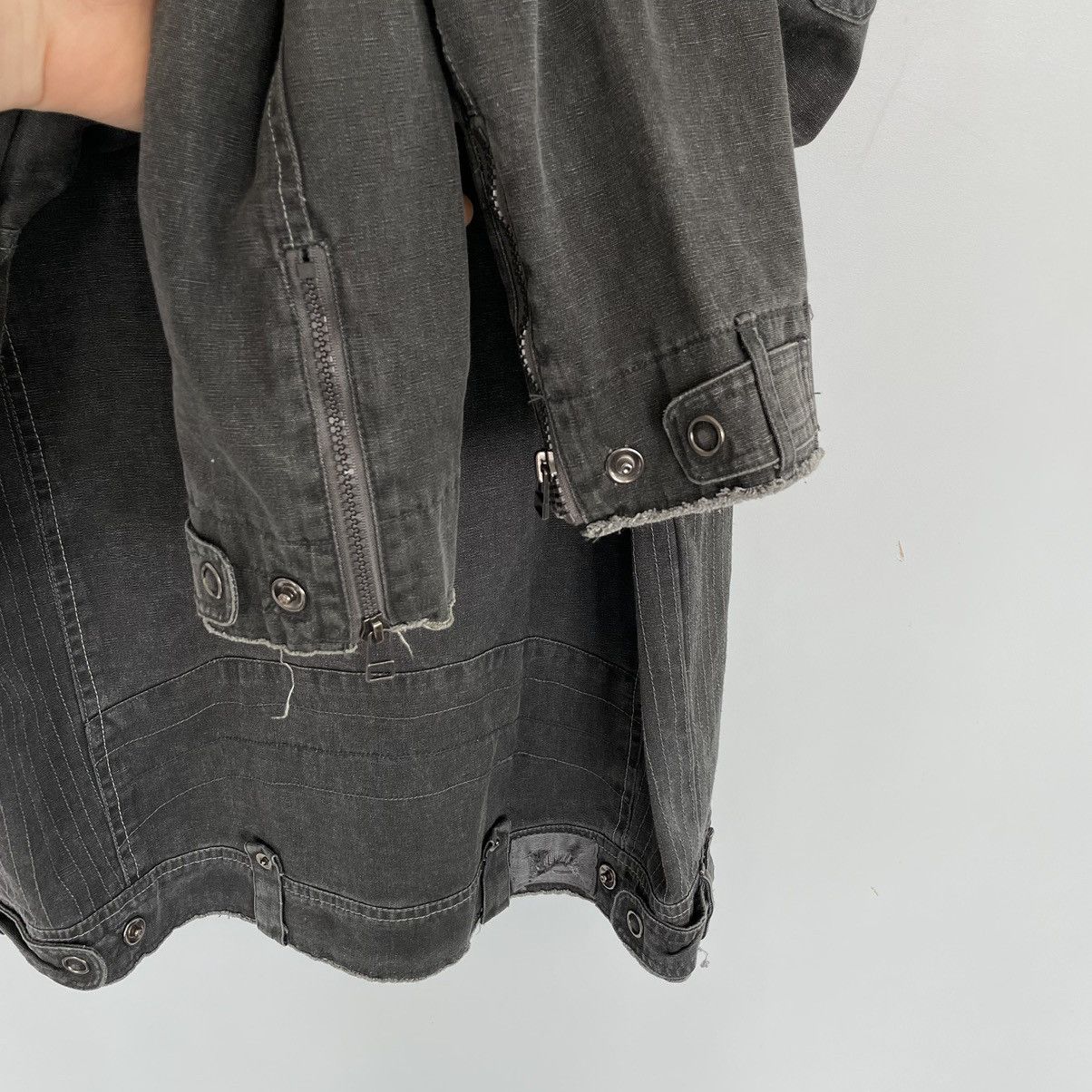 Japanese Brand × Vintage Vintage distressed avantgarde denim jacket style Balenciaga Size US L / EU 52-54 / 3 - 11 Thumbnail