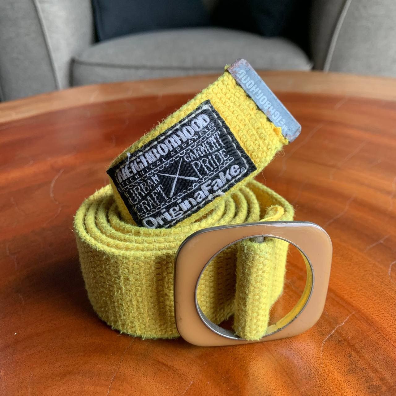 Neighborhood Neighborhood x Original Fake Distressed Belt Size ONE SIZE - 1 Thumbnail