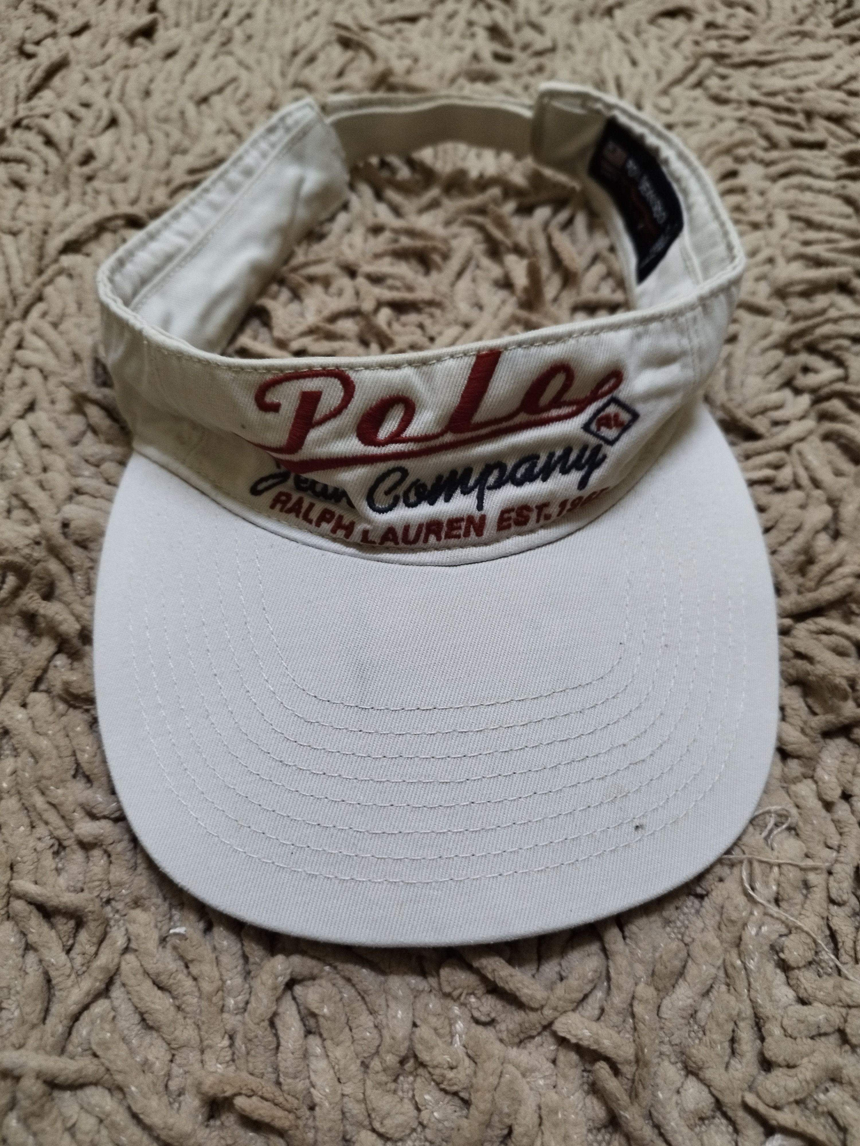 Polo Ralph Lauren × RRL Ralph Lauren Vintage Polo Jeans Co. Ralph Lauren Visor Hat Size ONE SIZE - 1 Thumbnail