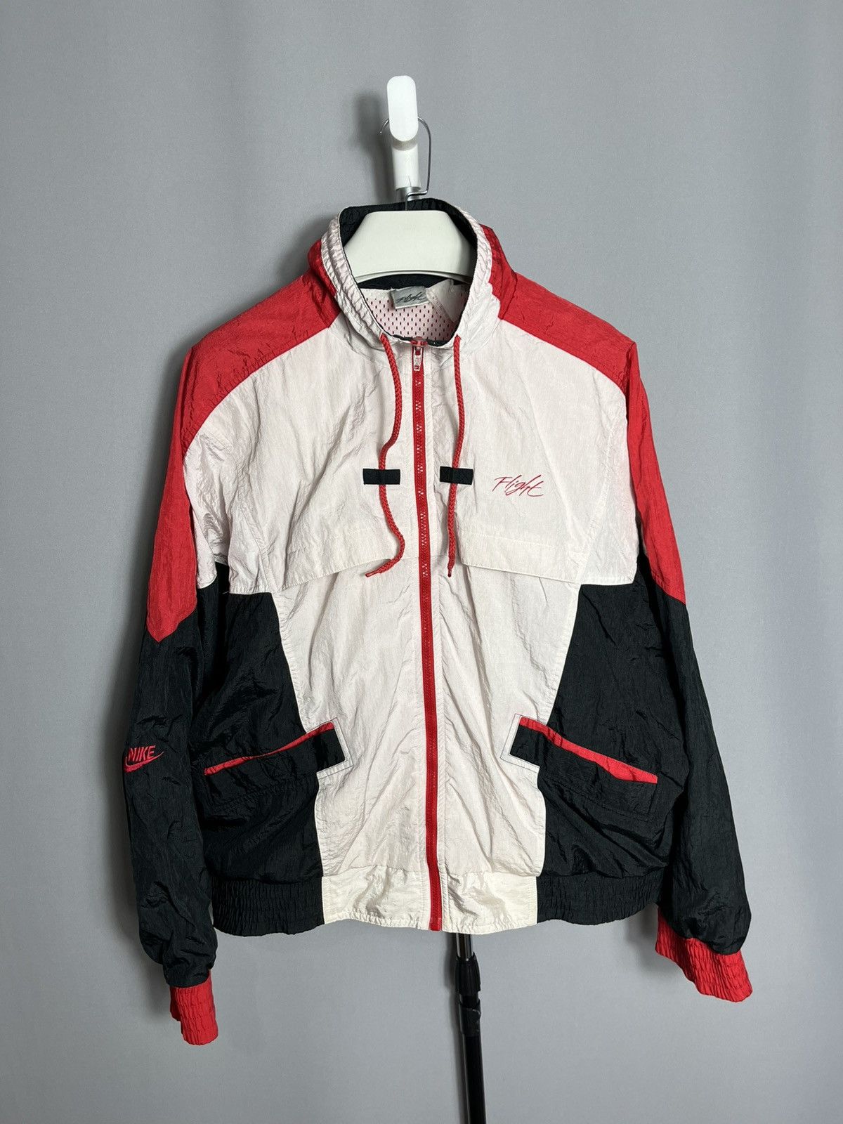 Nike Nike Flight vintage jacket retro track basketball rare 90s Size US L / EU 52-54 / 3 - 1 Thumbnail