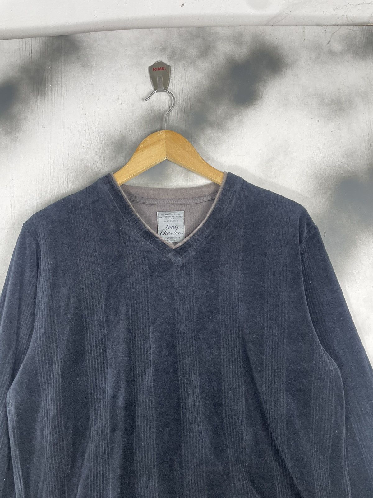 Designer VINTAGE LOUIS CHAVLON STRIPE LONG SLEEVE Size US L / EU 52-54 / 3 - 2 Thumbnail
