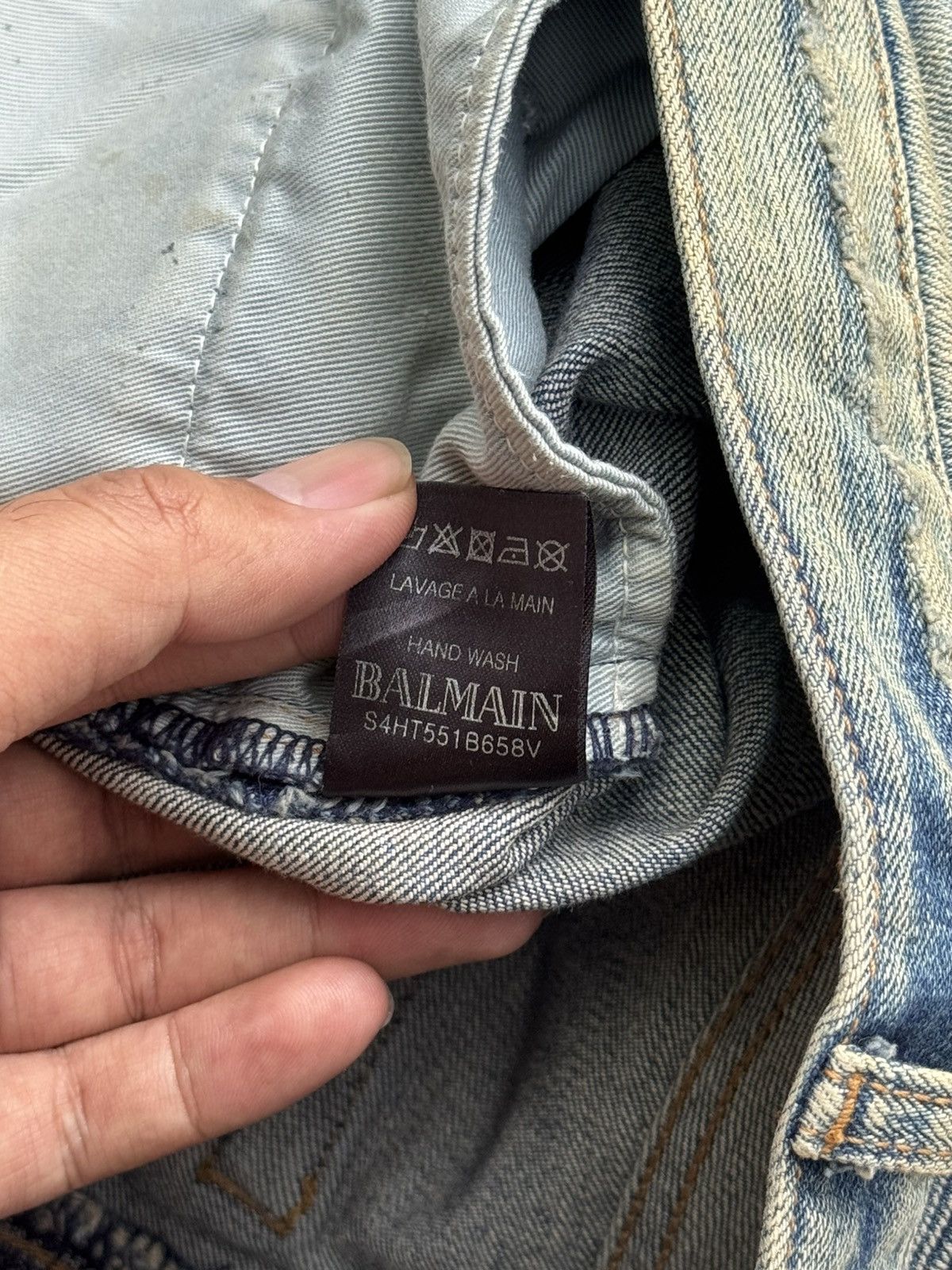 Balmain Balmain Decarnin Biker Denim Size US 32 / EU 48 - 13 Thumbnail
