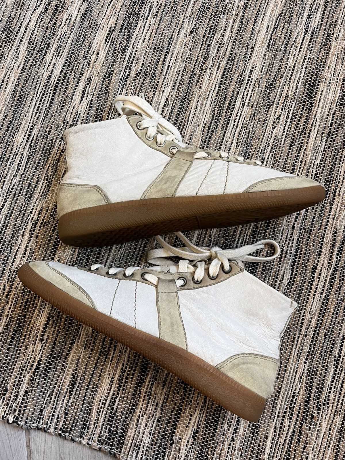 Vintage Vintage Clozed Leather Sneakers white BW Sport style hype Size US 10 / IT 40 - 7 Thumbnail