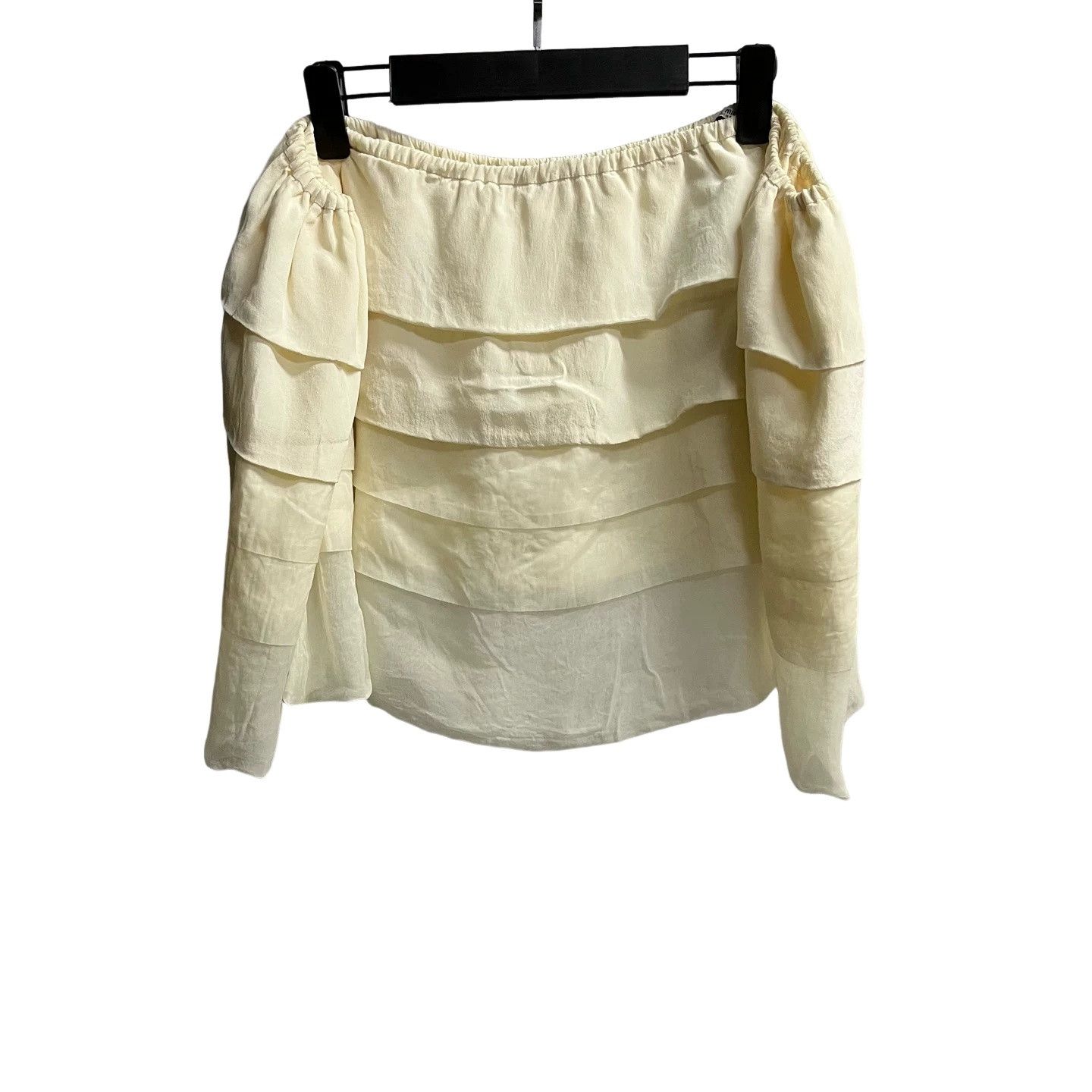 Miu Miu Miu Miu Silk Tiered Ruffle Mini Skirt 38 Size 26" / US 2 / IT 38 - 1 Thumbnail
