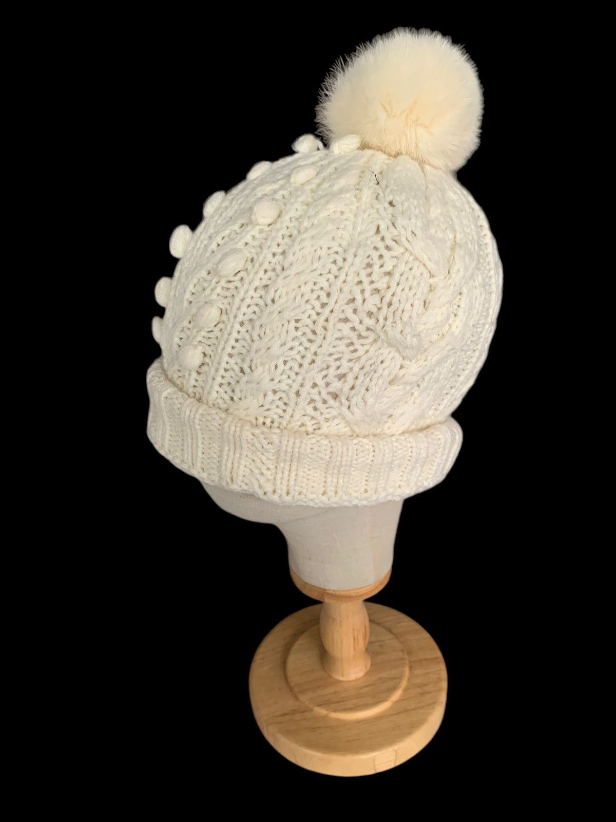 Japanese Brand × Vintage Knitted Crochet Rare Beanie Hats Size ONE SIZE - 3 Thumbnail