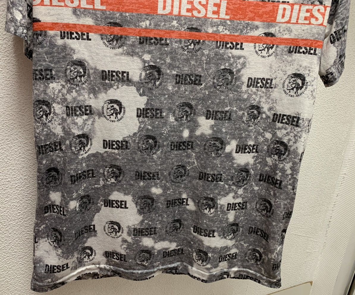Diesel Diesel vintage y2k full print monogram t-shirt 2Xl XXL Size US XXL / EU 58 / 5 - 5 Thumbnail