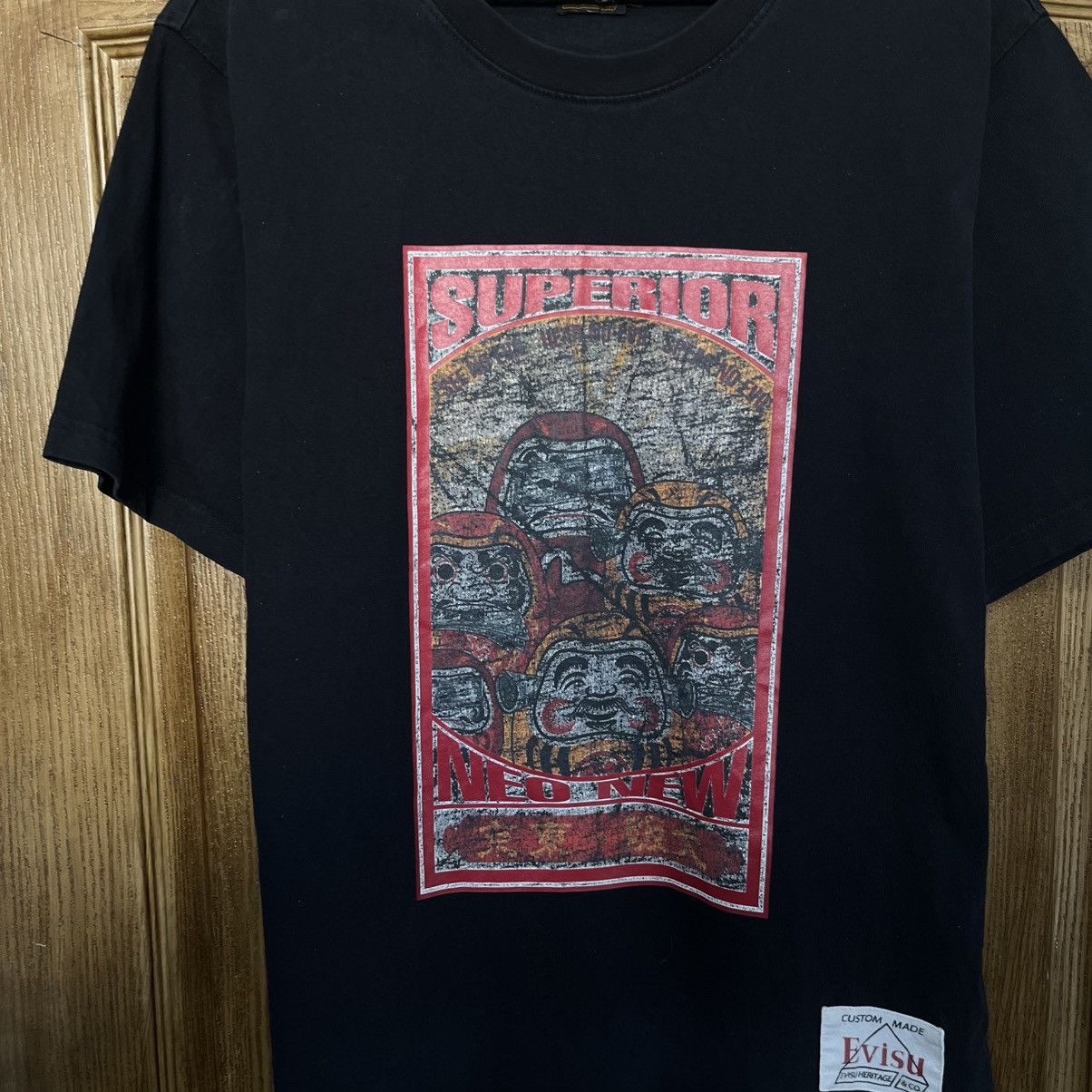 Evisu Vintage Evisu Big Logo T Shirt Tee 90’s Size US XL / EU 56 / 4 - 3 Thumbnail