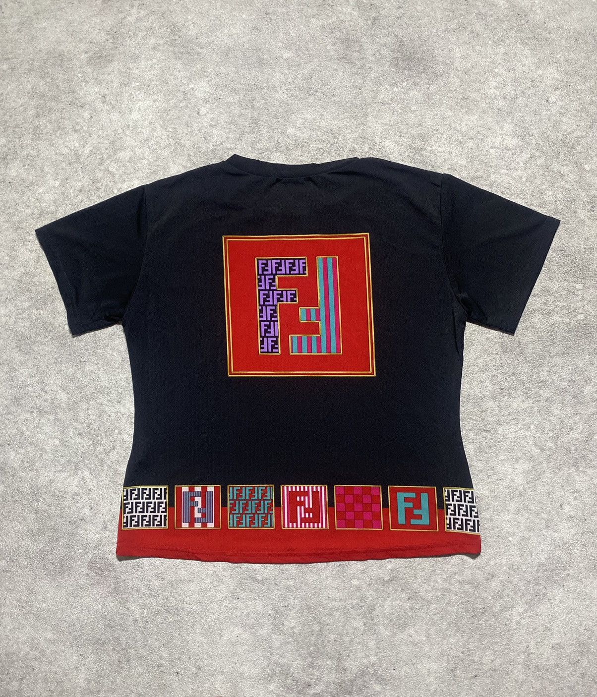 Fendi Fendi Logo Tee Size S / US 4 / IT 40 - 2 Thumbnail