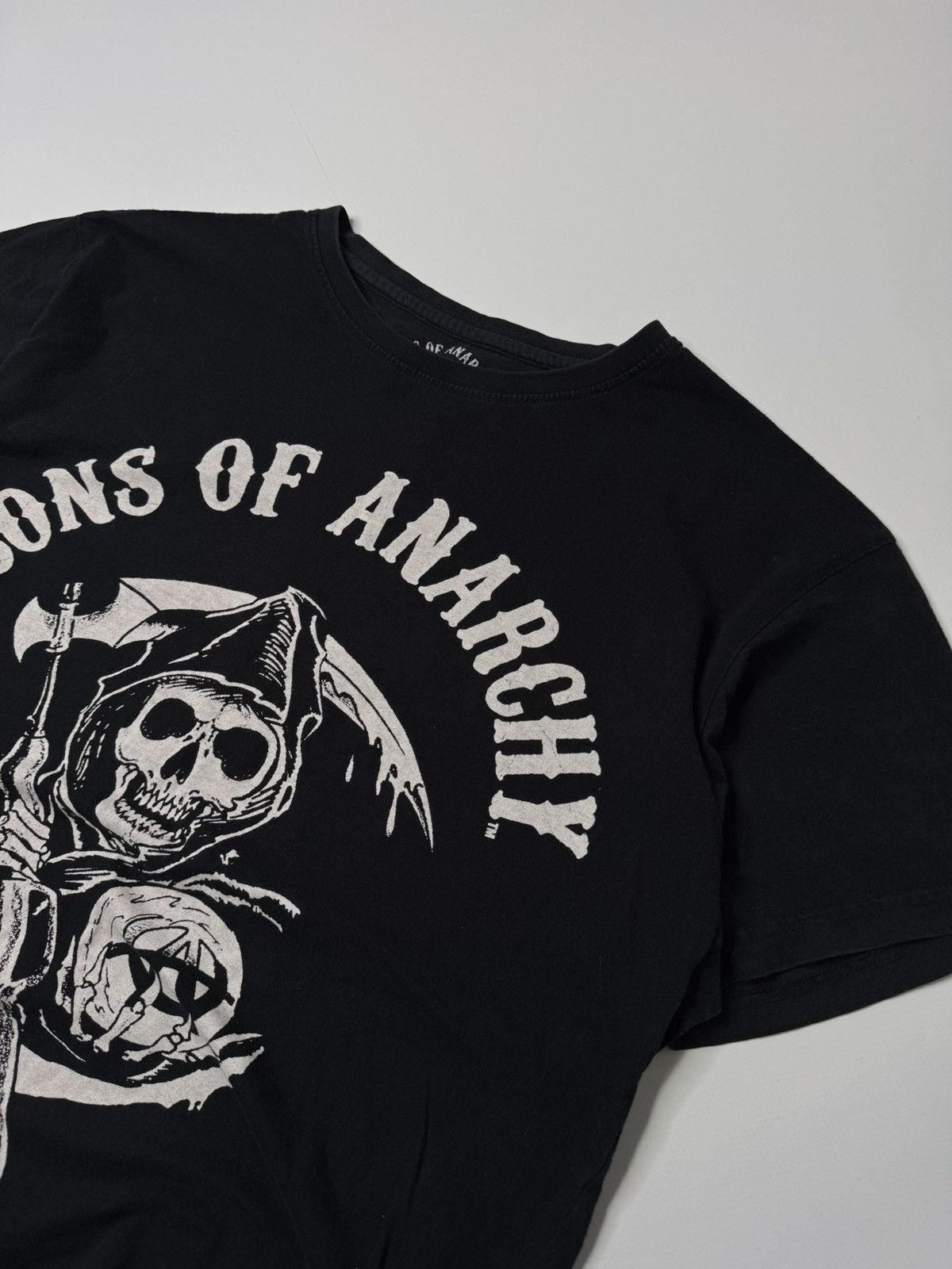 Band Tees Vintage Sons of Anarchy tee big logo band rock metal swag 00 Size US M / EU 48-50 / 2 - 2 Thumbnail