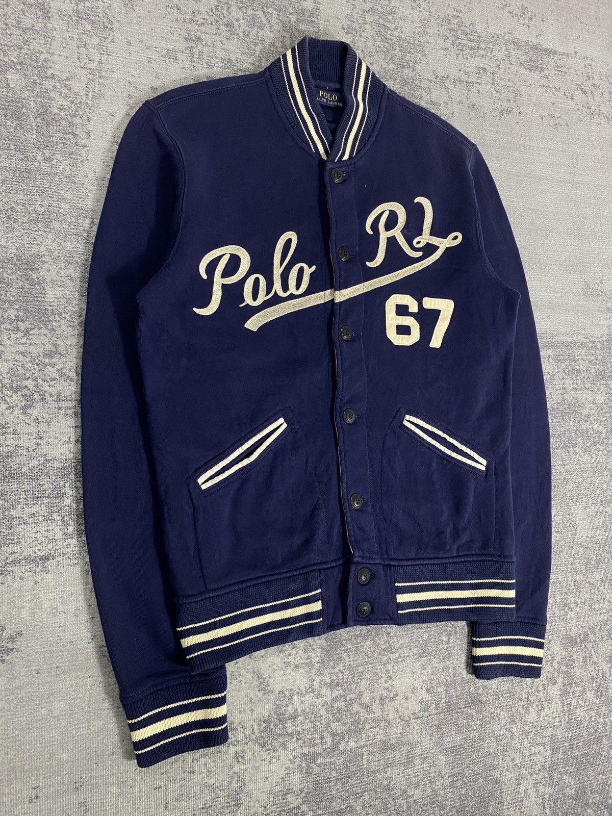 Polo Ralph Lauren POLO rl wool bomber jackets retro vibe Size US M / EU 48-50 / 2 - 2 Thumbnail