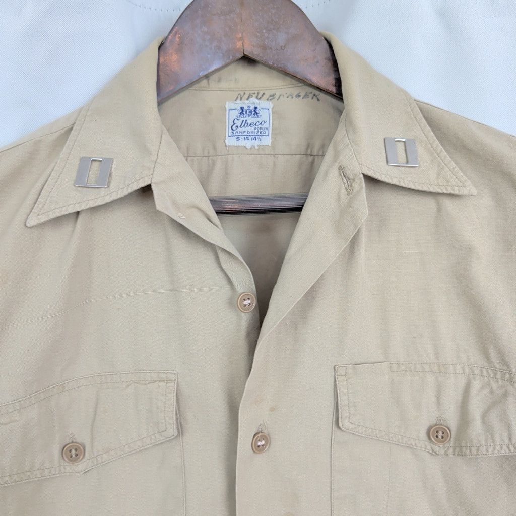 Vintage True Vintage Elbeco Short Sleeve Military Shirt with Pins Size US S / EU 44-46 / 1 - 9 Thumbnail