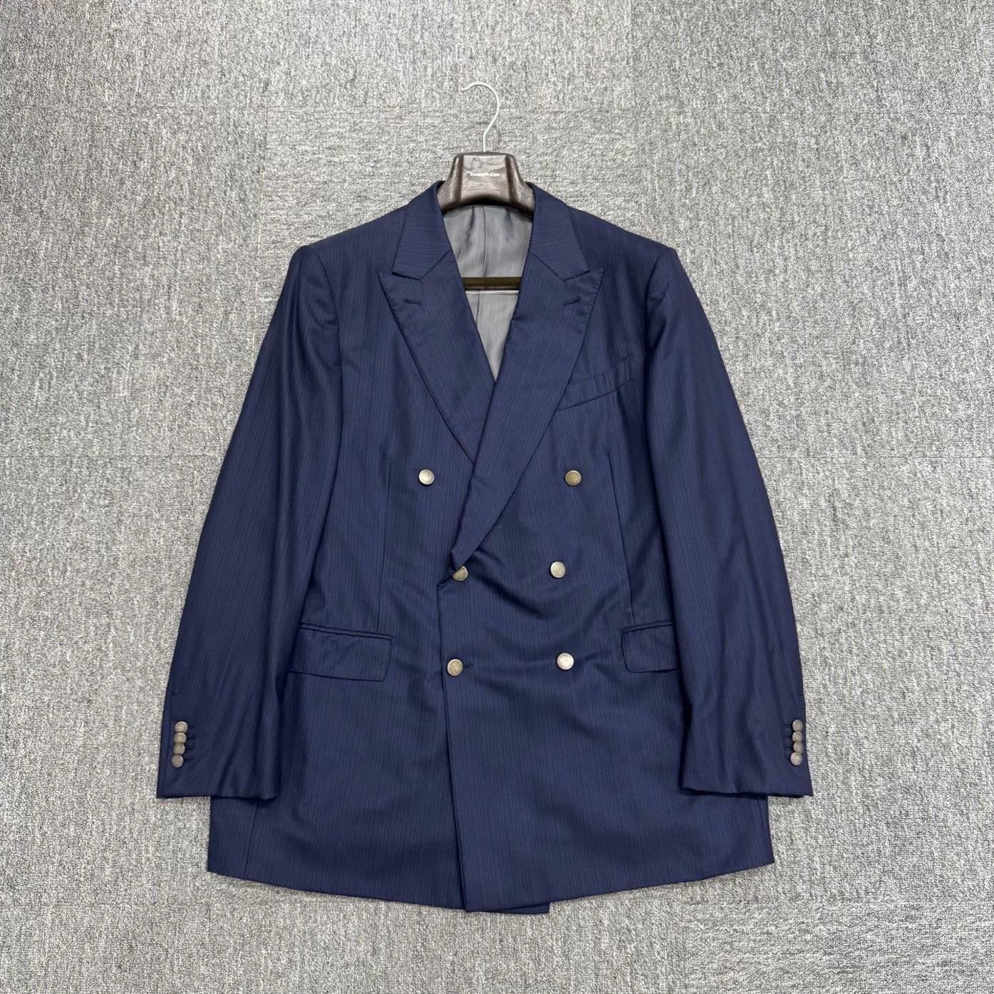 Ermenegildo Zegna Zegna Su Misura Wool Suit Jacket Size US XXL / EU 58 / 5 - 1 Thumbnail