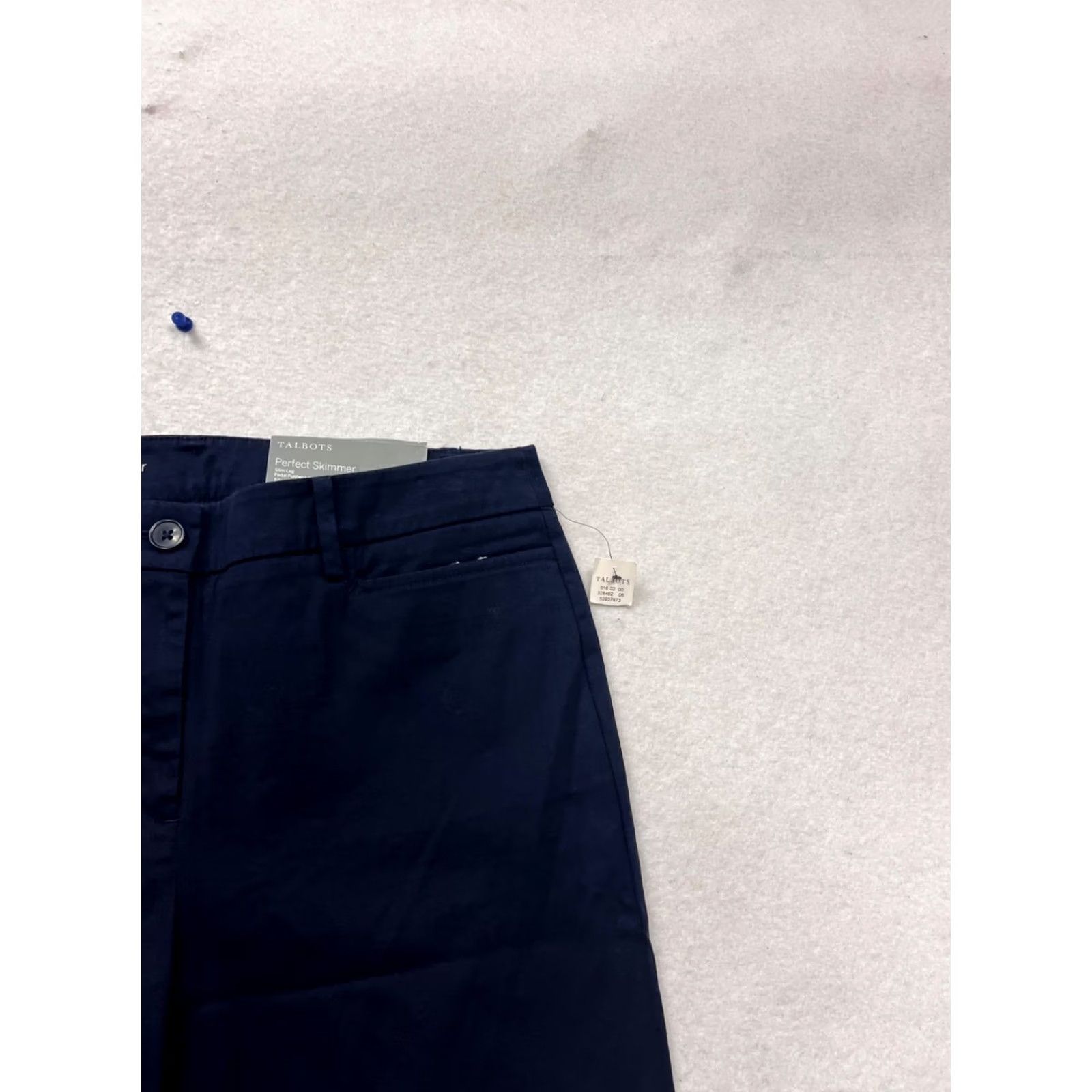 Talbots Talbots Perfect Skimmer Pants Dark Navy Size 2 Womens Pants Cropped Capris Navy 2 Size 26" / US 2 / IT 38 - 4 Thumbnail