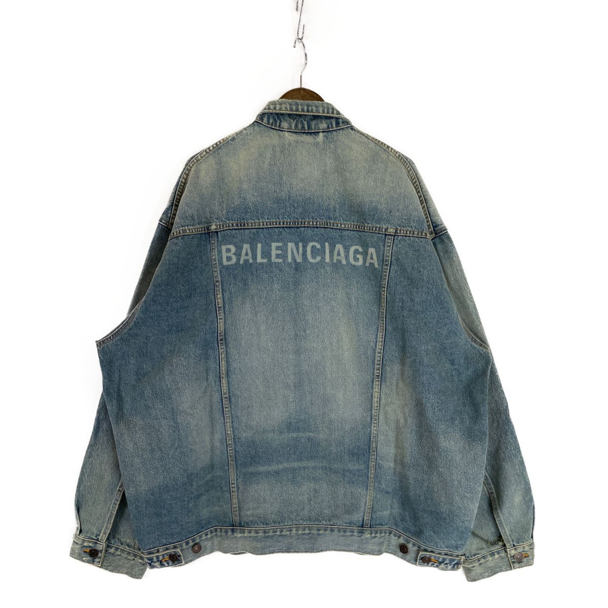 Balenciaga Balenciaga Oversized Denim Jacket Size US M / EU 48-50 / 2 - 2 Thumbnail