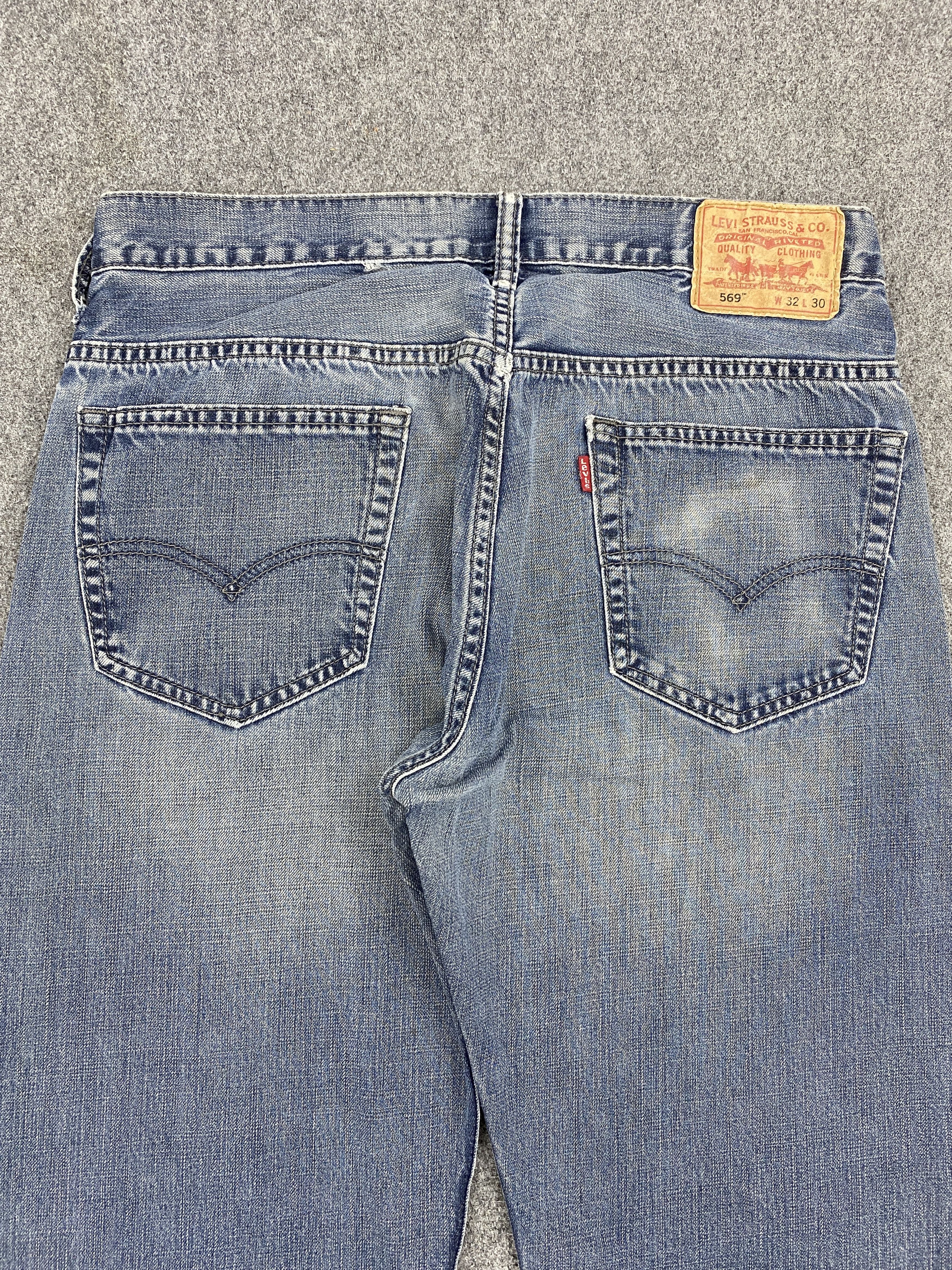 Levi's × Vintage Faded Blue Vintage Levis 569 Jeans Size US 32 / EU 48 - 4 Thumbnail