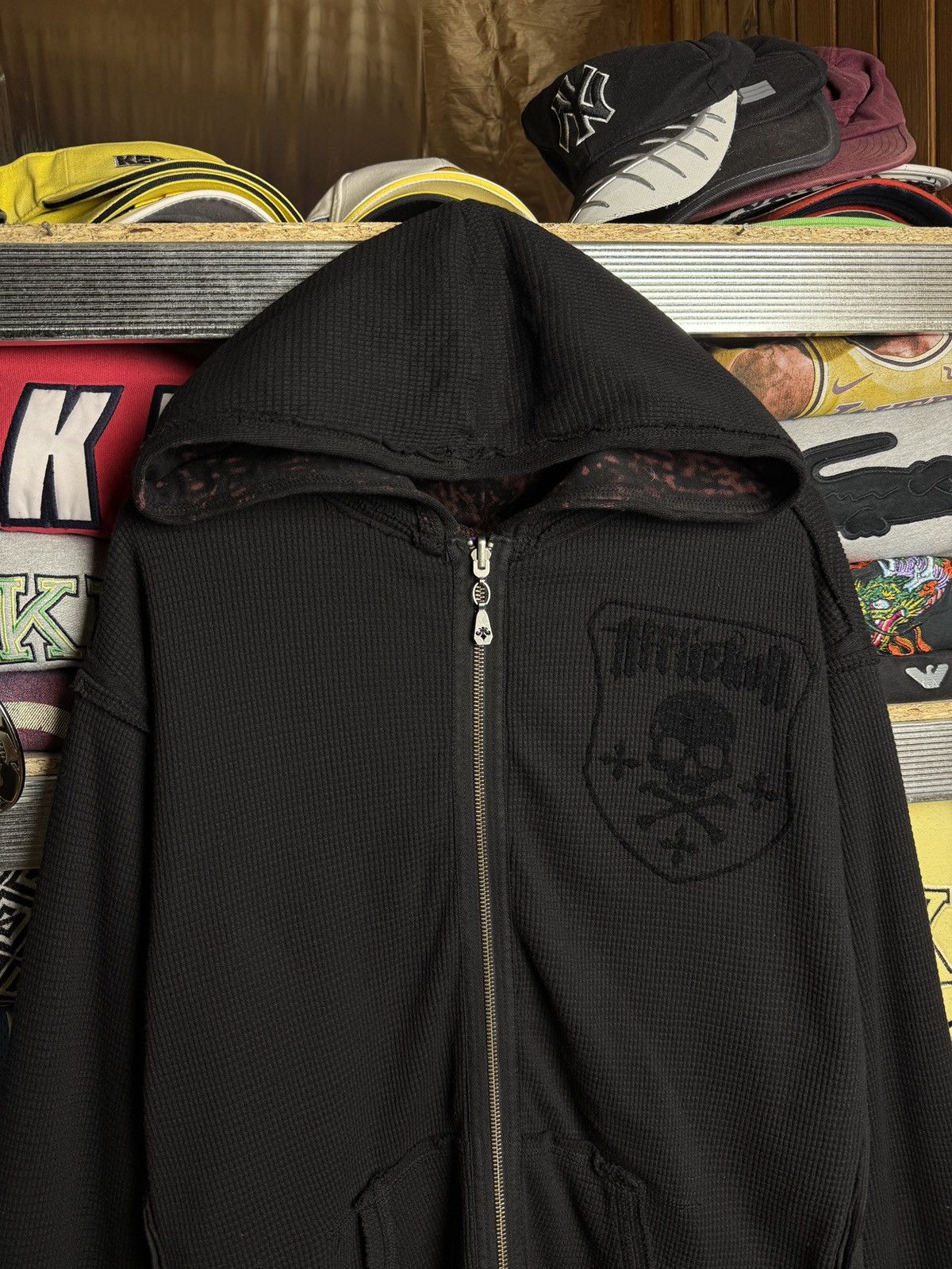 Affliction Y2K Affliction Reversible Hooded 00s Zip Jacket Grunge Opium Size US M / EU 48-50 / 2 - 5 Thumbnail
