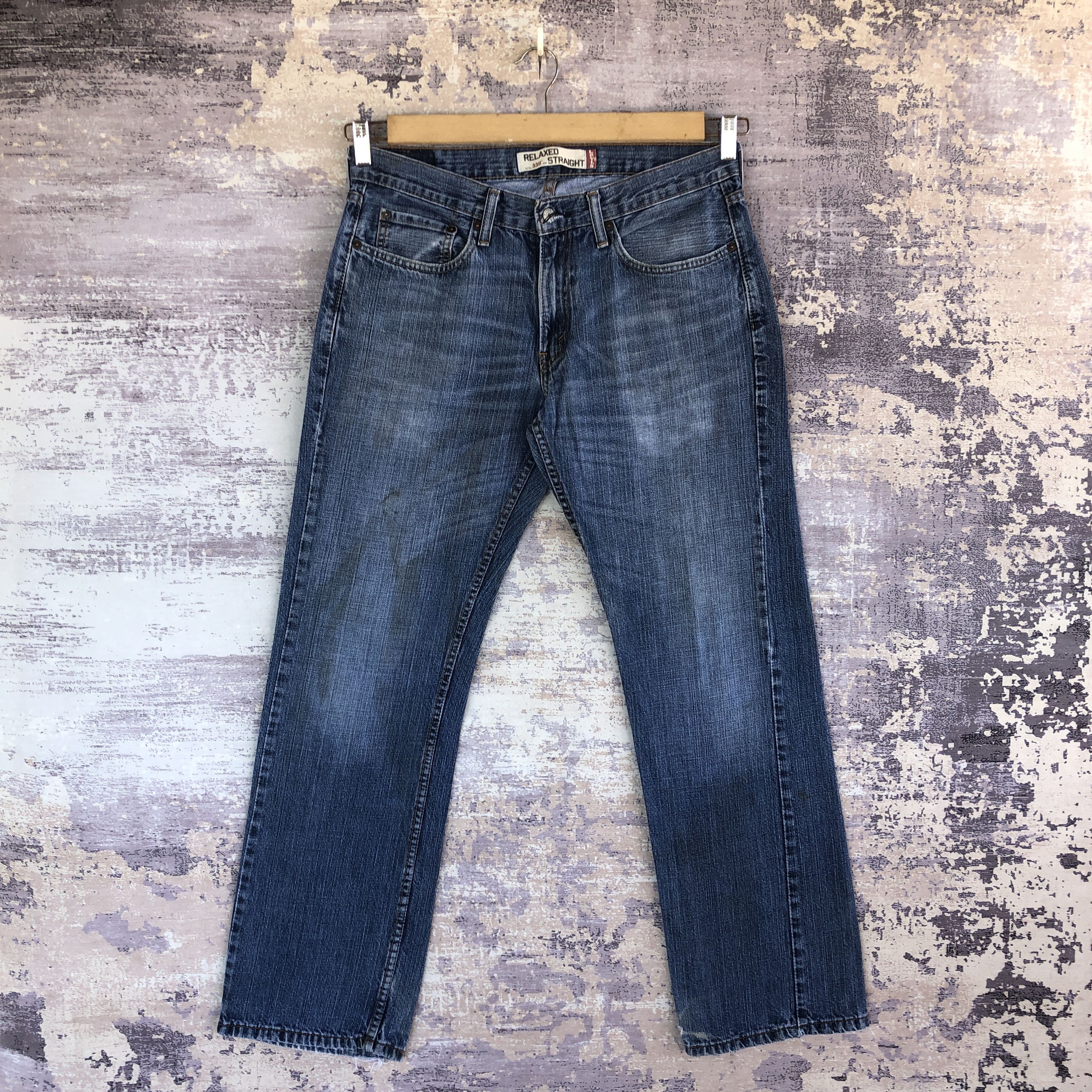 Jean Vintage Levi's Light Wash Baggy Jeans Levis 559 Faded Denim Size US 34 / EU 50 - 1 Thumbnail