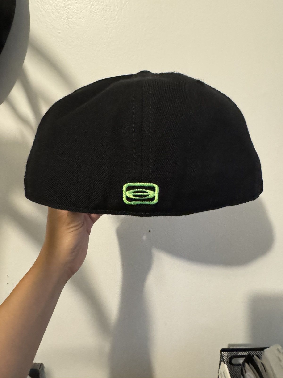 Destroy Lonely 7 1/8 PLAYBOI CARTI YVL FITTED GREEN ON BLACK HAT ❤️✅ OPIUM Size ONE SIZE - 6 Thumbnail