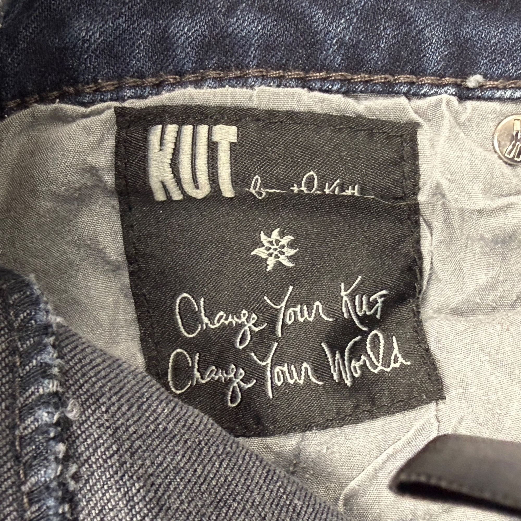 Other Kut from the Kloth Women's Straight Leg Dark Wash Jeans Size Size 30" / US 8 / IT 44 - 5 Thumbnail