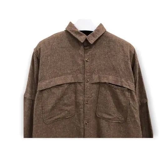 Flannel × Vintage Vintage Bricks Flannel Shirt 👕 Size US M / EU 48-50 / 2 - 2 Thumbnail