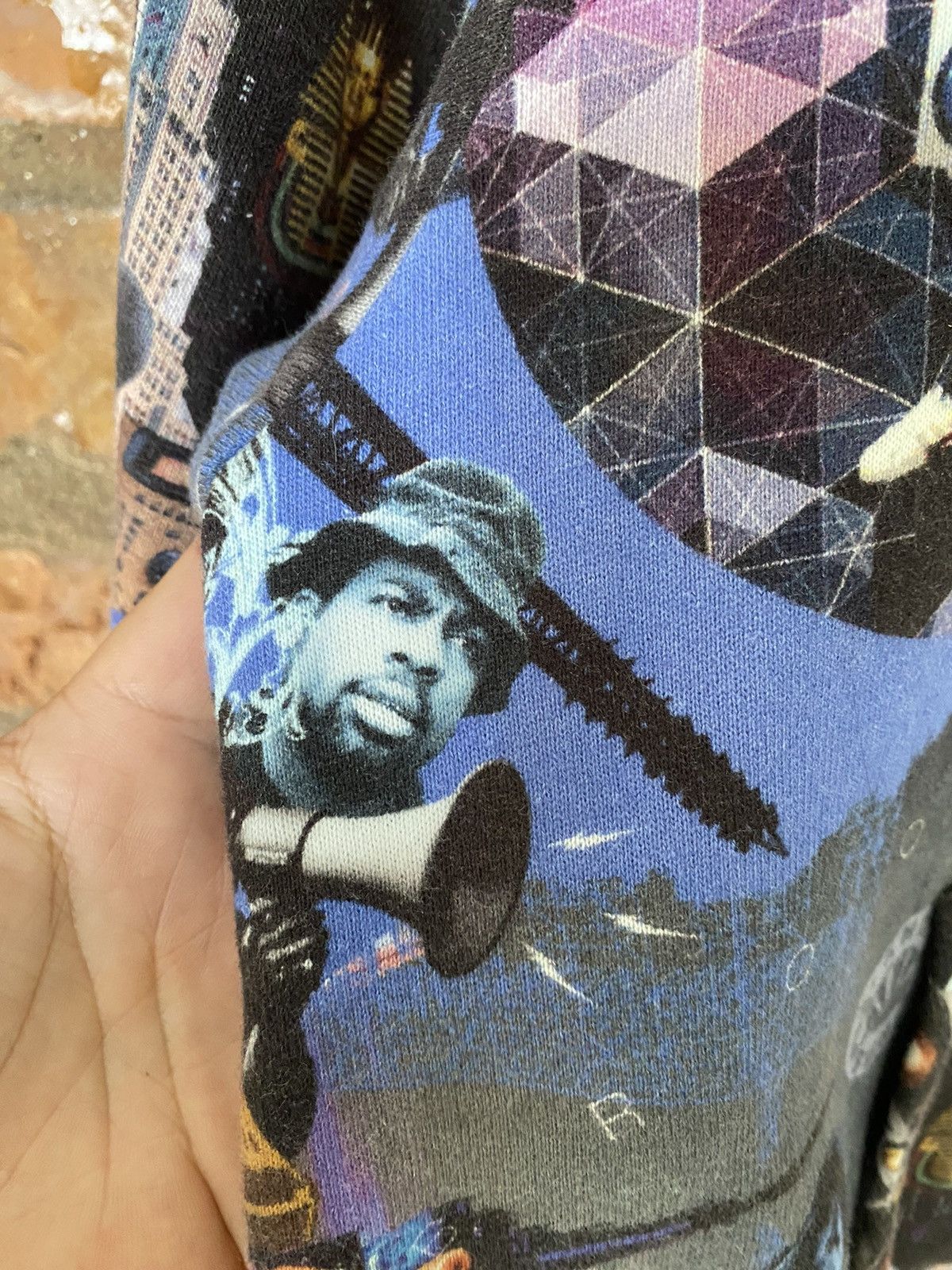 ANDSUNS 🔥🔥RARE!! Andsuns Japan all hip-hop legend fullprint Size US S / EU 44-46 / 1 - 15 Thumbnail