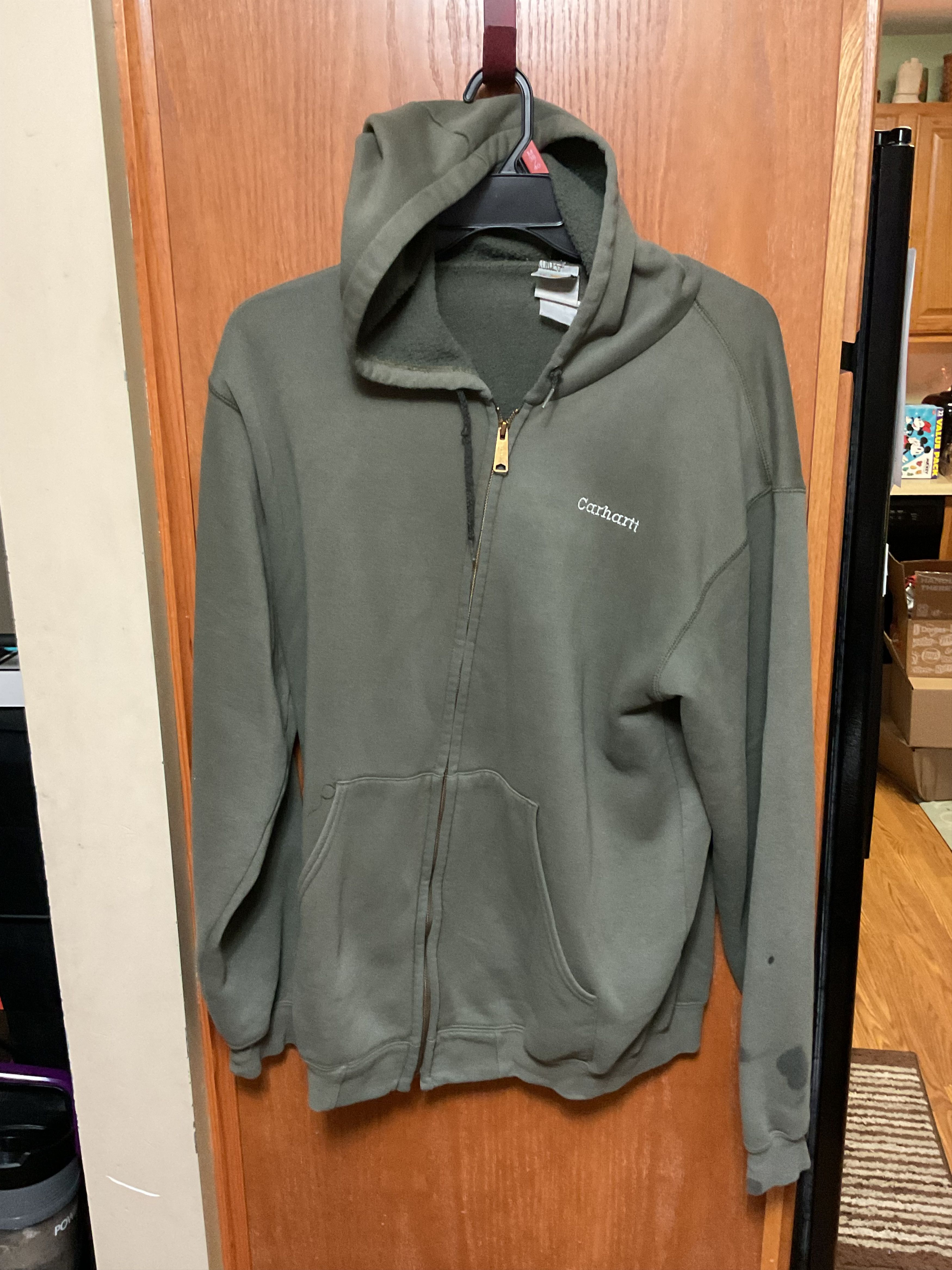 Vintage Carhartt Zip Up **NO SIZE TAG**