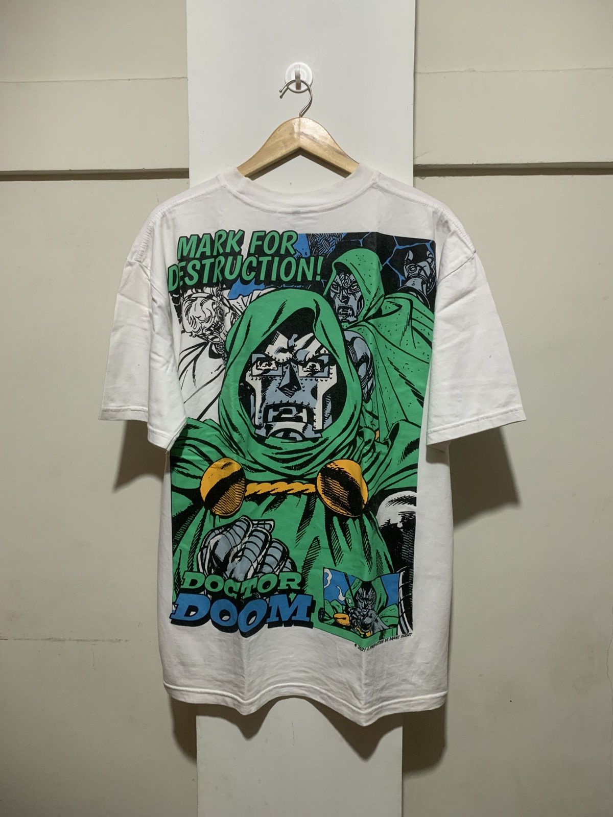 Japanese Brand Doctor Victor Von Doom Ogami Marvel T shirt Bootleg tee Rare Size US XL / EU 56 / 4 - 12 Thumbnail