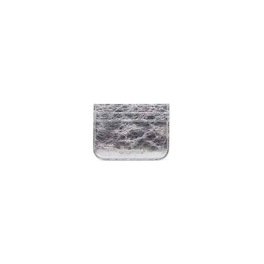 Balenciaga o1mt1gz0525 Size: OS / Le Cagole Card Holder Metallized Size ONE SIZE - 2 Thumbnail