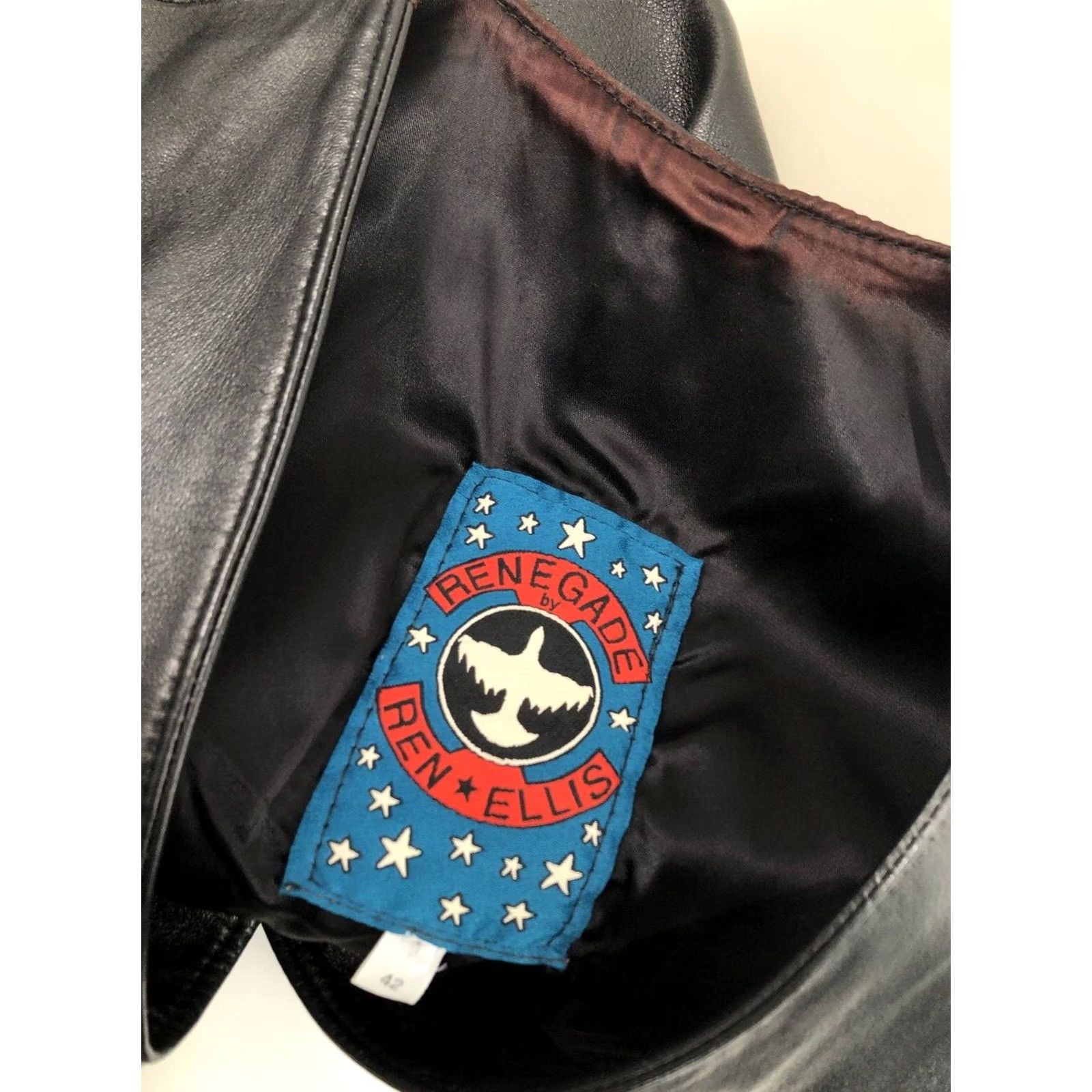 Vintage ReneGade Vintage Leather 42 Vest TEXAS STAR Motorcycle Biker Ren Ellis Renegade Men Shirt? Size US XS / EU 42 / 0 - 6 Thumbnail