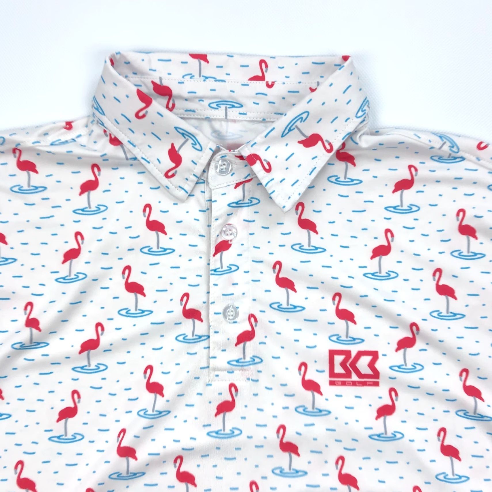 Cutter & Buck Cutter & Buck Polo Shirt Men L Golf Performance Flamingo All Over Print Size US L / EU 52-54 / 3 - 3 Thumbnail