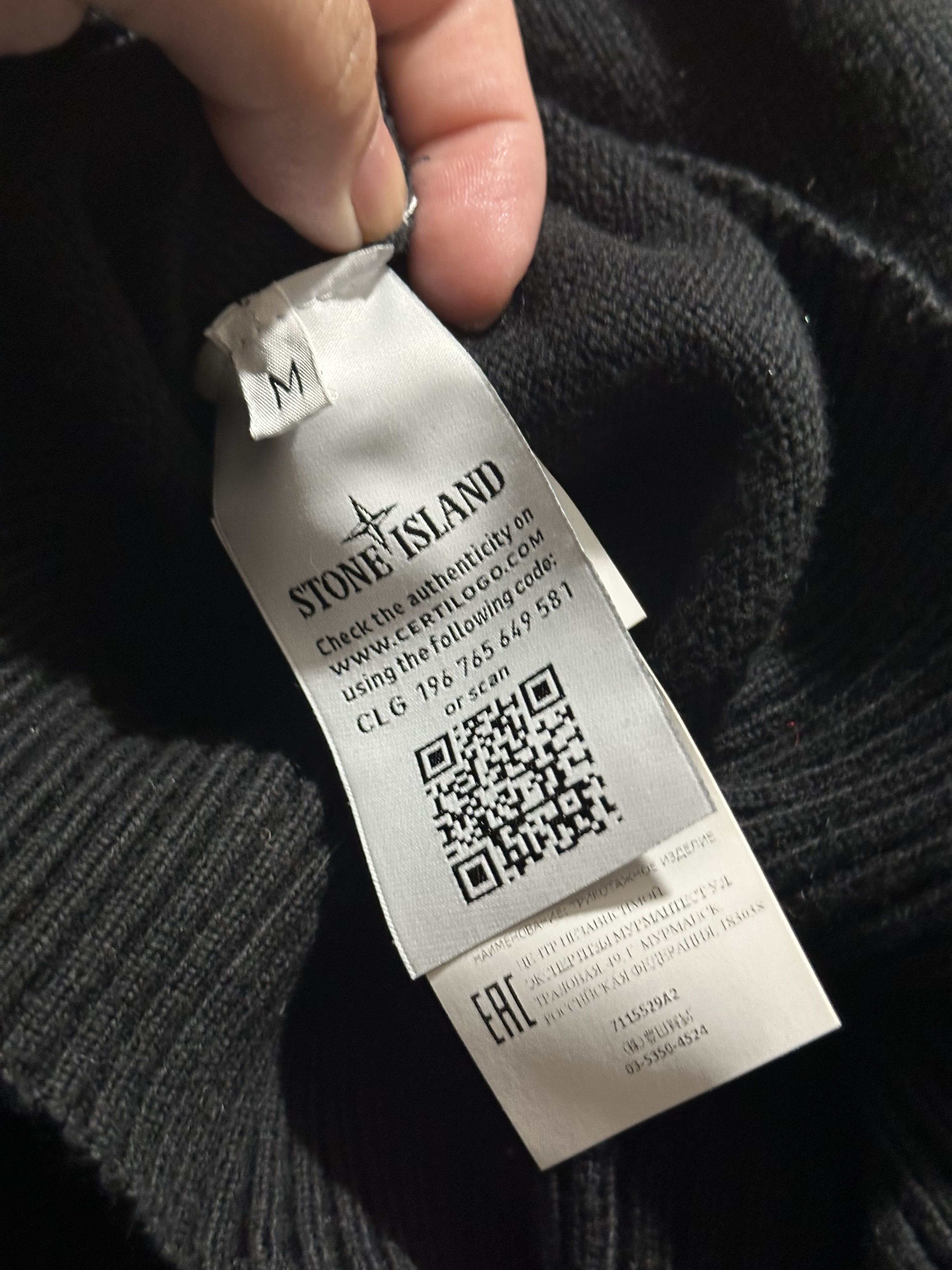 Stone Island Stone Island Black Knit Turtleneck Size US M / EU 48-50 / 2 - 9 Thumbnail