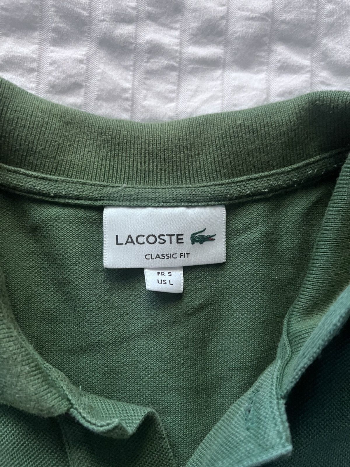 Lacoste Green Lacoste Polo tshirt Size US L / EU 52-54 / 3 - 3 Thumbnail