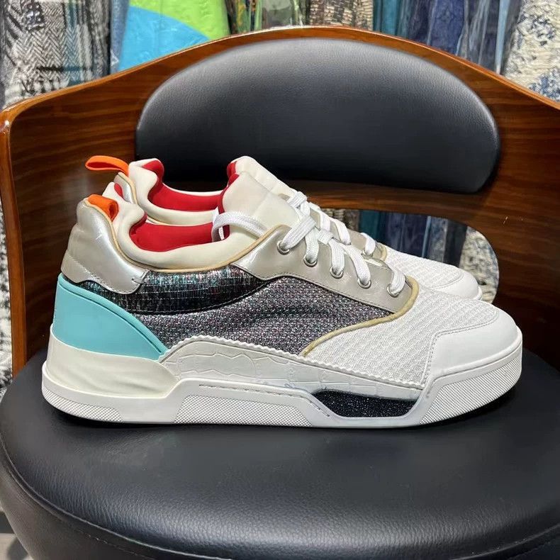 Balenciaga White and Blue Athletic Sneakers-2505 Size US 10.5 / EU 43-44 - 4 Thumbnail