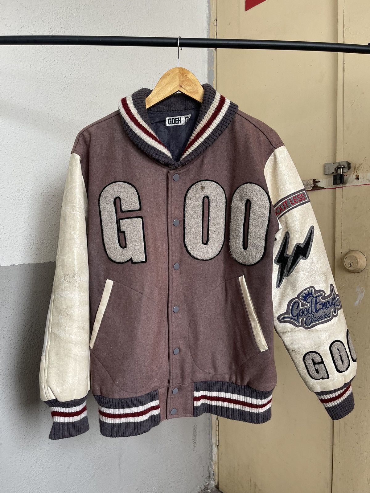 GOODENOUGH GOODENOUGH Fragment Varsity Jacket Size US M / EU 48-50 / 2 - 2 Thumbnail