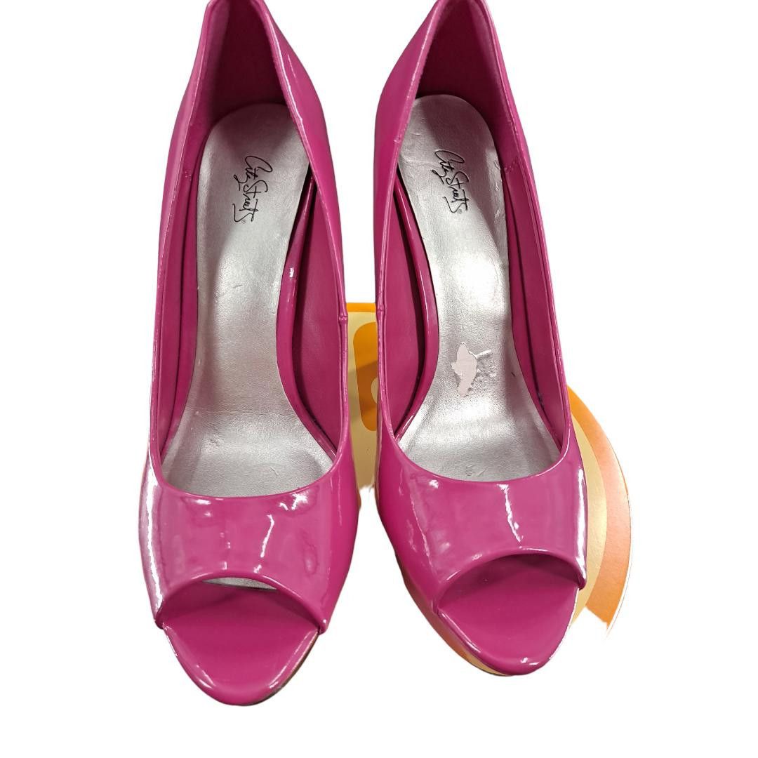 Other City Strats Pink High Heel Woman's Size 9.5 Size US 9.5 / IT 39.5 - 2 Thumbnail