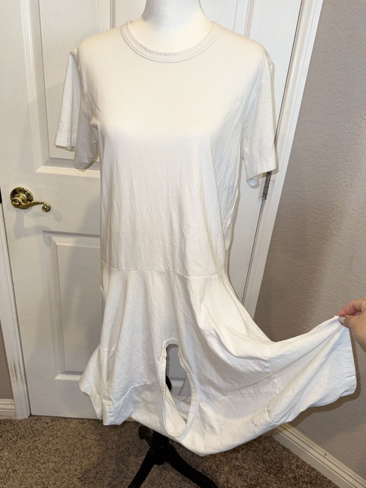 Comme des Garcons COMME DES GARÇONS Trompe L’Oeil 2 T-Shirt UpsideDown Dress L Size L / US 10 / IT 46 - 1 Thumbnail