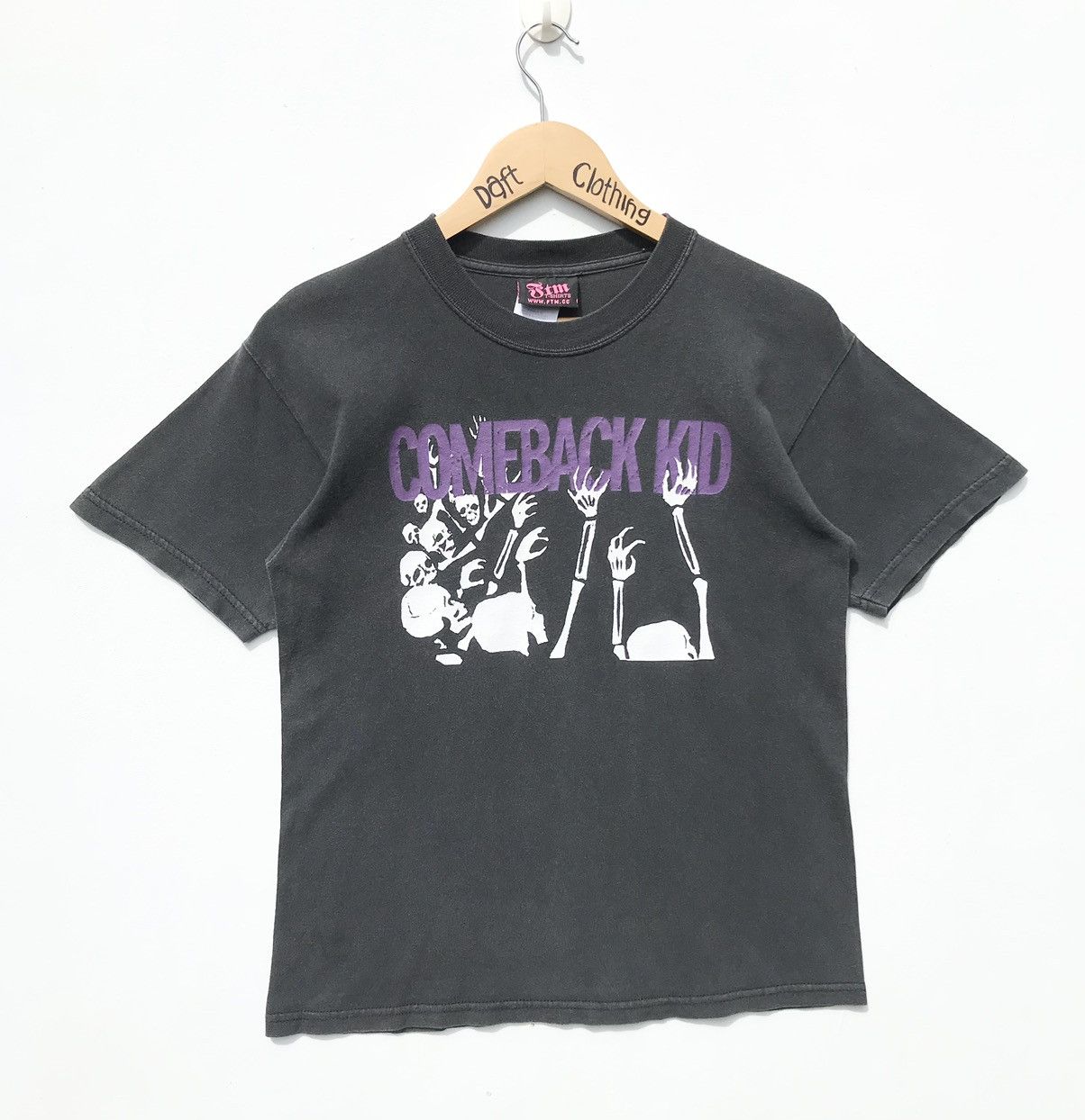 Vintage Comeback Kid Hardcore Punk Band Shirt Sunfaded
