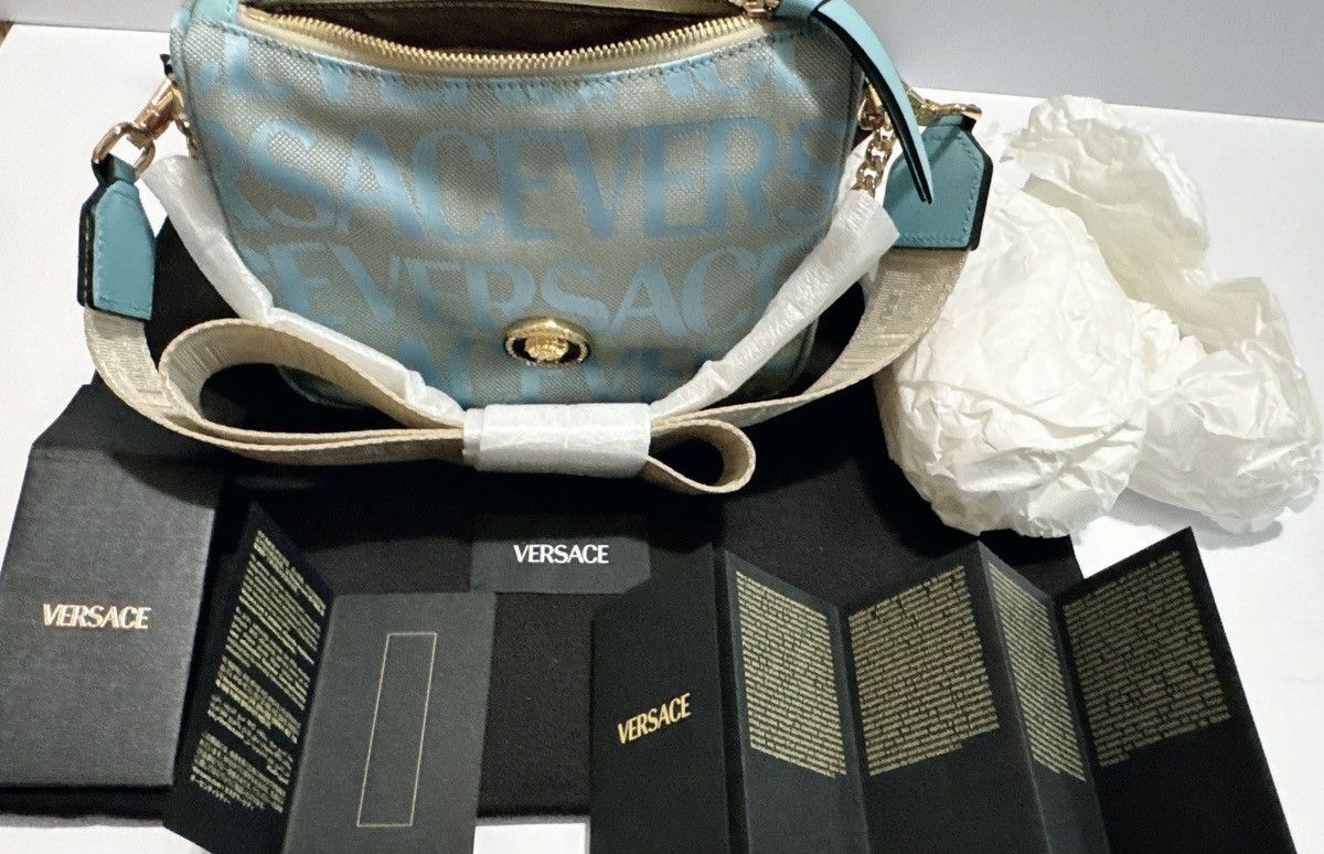 Versace Versace Logo Convertible Crossbody Bag – Retail $1630 Size ONE SIZE - 15 Thumbnail