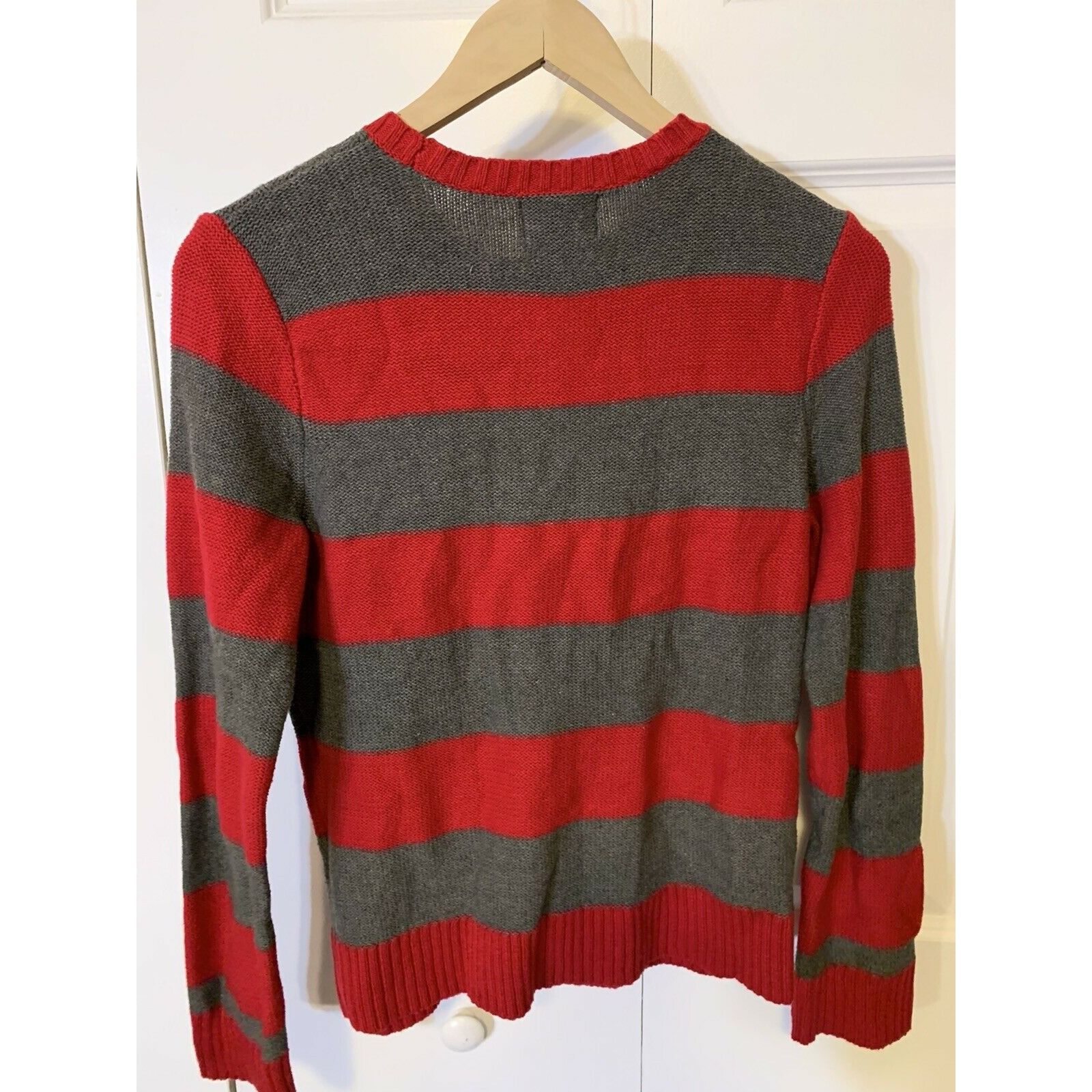 Chaps Chaps Red Gray Stripped Sweater Women’s Sz M Size M / US 6-8 / IT 42-44 - 4 Thumbnail