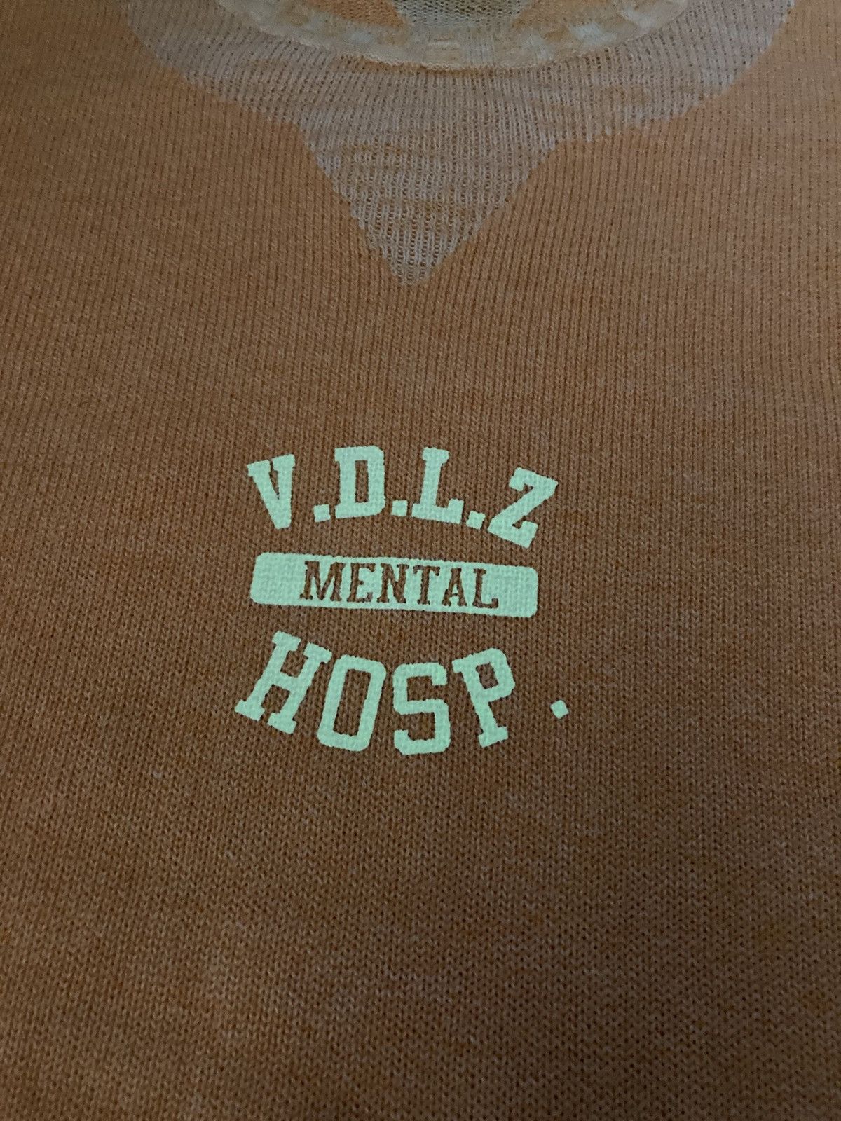 Vandalize SS99 Vandalize Mental Hospital Peach Sweater1999 Undercover Size US M / EU 48-50 / 2 - 6 Thumbnail