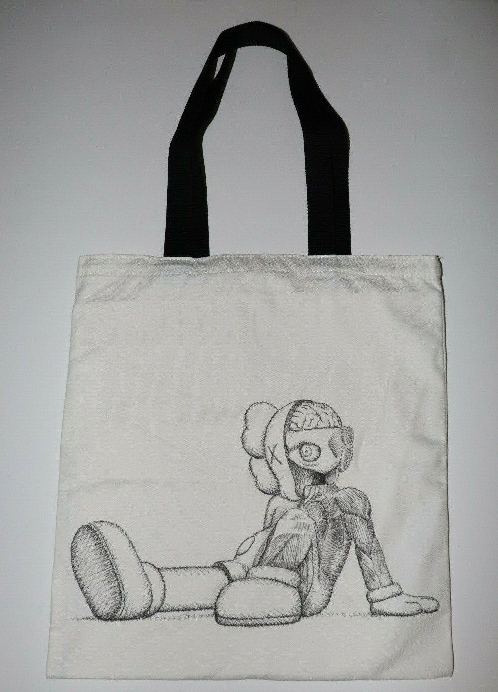 Kaws KAWS YSP New York - Resting Place White Tote Bag - Uniqlo H Size ONE SIZE - 2 Thumbnail