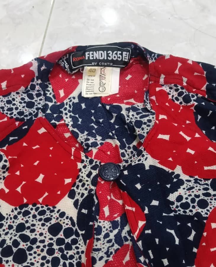 Fendi Authentic Fendi 365 Blouse Multicolor Size S / US 4 / IT 40 - 5 Thumbnail