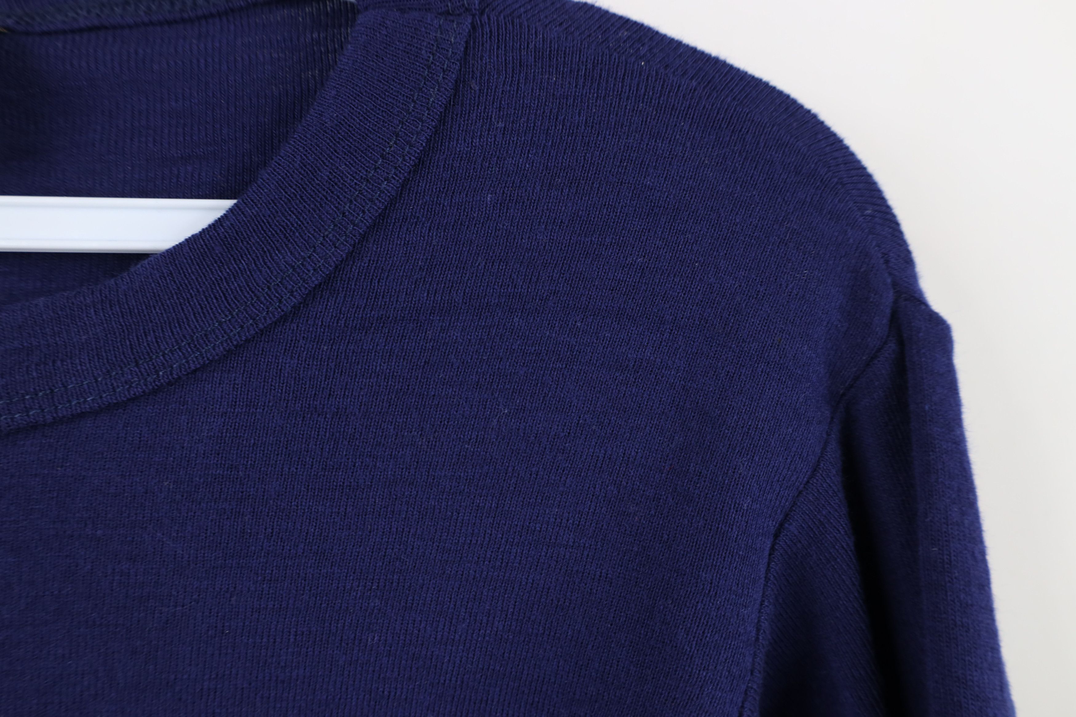 Vintage Vintage 90s Streetwear Ribbed Knit Long Sleeve T-Shirt USA Size US M / EU 48-50 / 2 - 4 Thumbnail