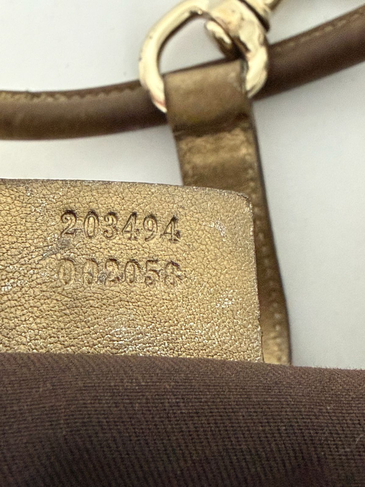Gucci Gucci Gold GG Crystal Canvas Medium Joy Shoulder Bag Size ONE SIZE - 8 Thumbnail
