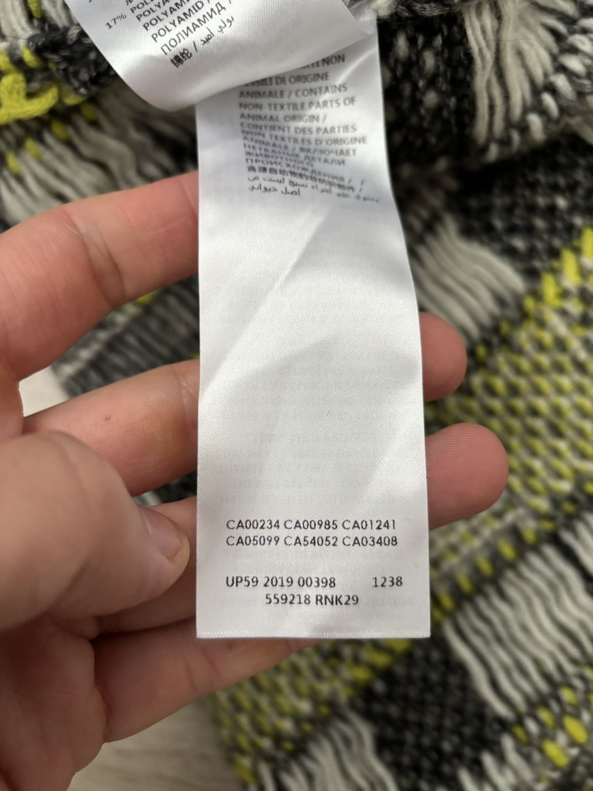 Alexander McQueen MCQ ALEXANDER MCQUEEN Checked knitted cardigan Size S / US 4 / IT 40 - 25 Thumbnail