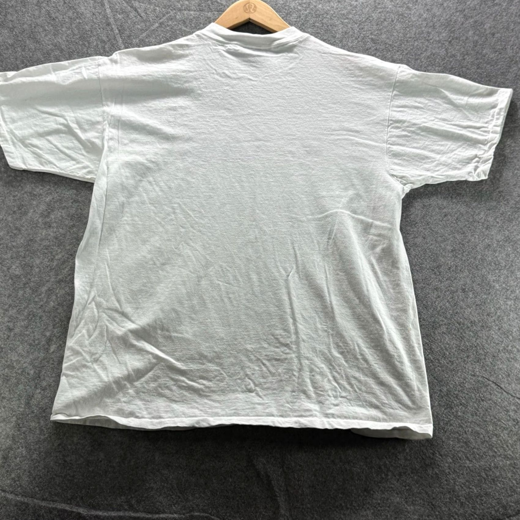 Vintage VINTAGE Oneita Shirt Mens XL White REXAM Graphic Tee Crewneck 100% Cotton Size US XL / EU 56 / 4 - 7 Thumbnail