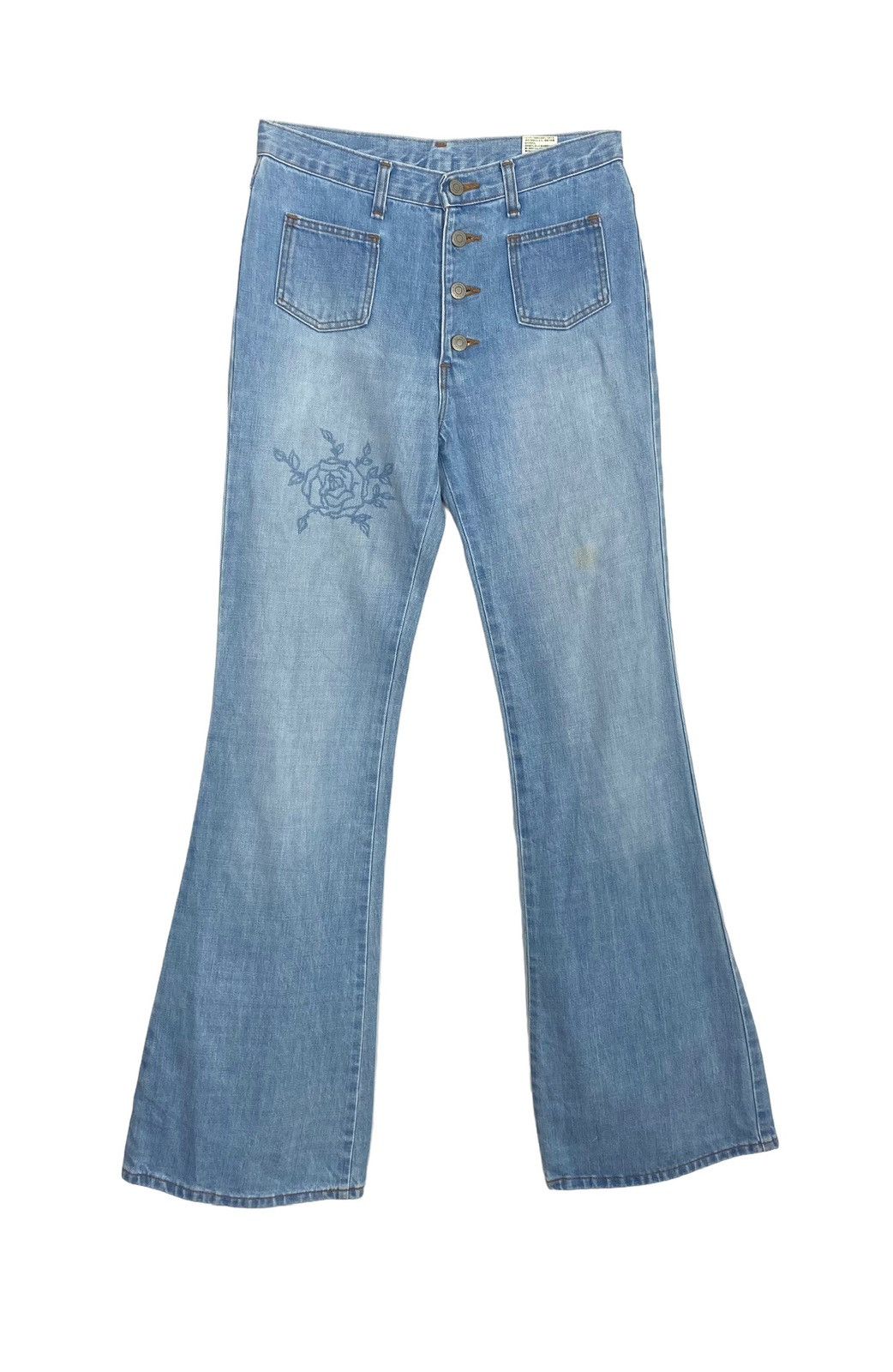 Rare‼️ Vintage Wrangler Jeans Button Fly Bootcut Made Japan